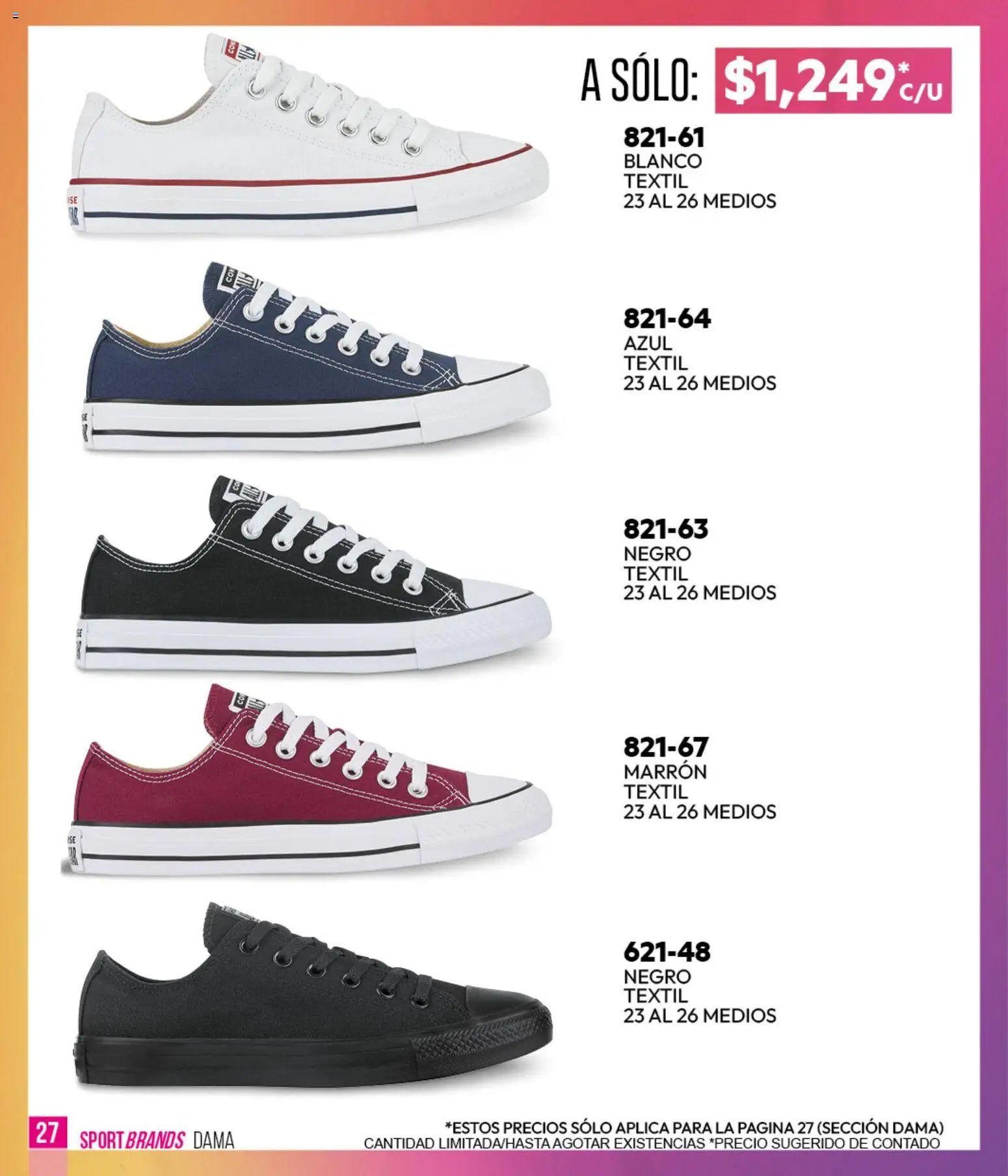 Cklass catálogo Verano Sportbrands Dama