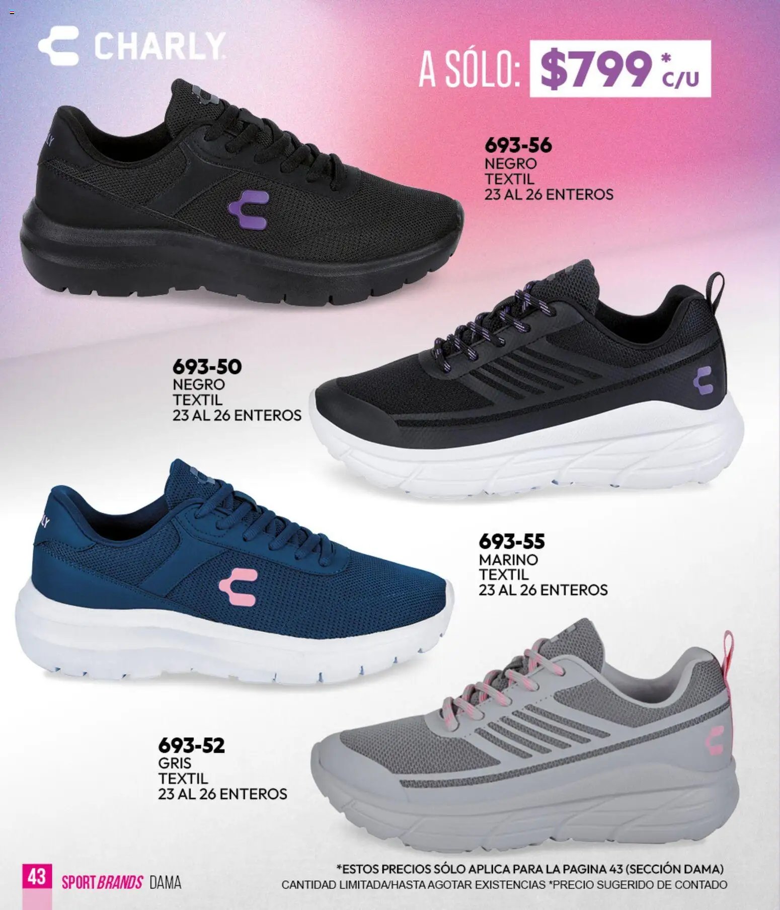 Cklass catálogo Verano Sportbrands Dama