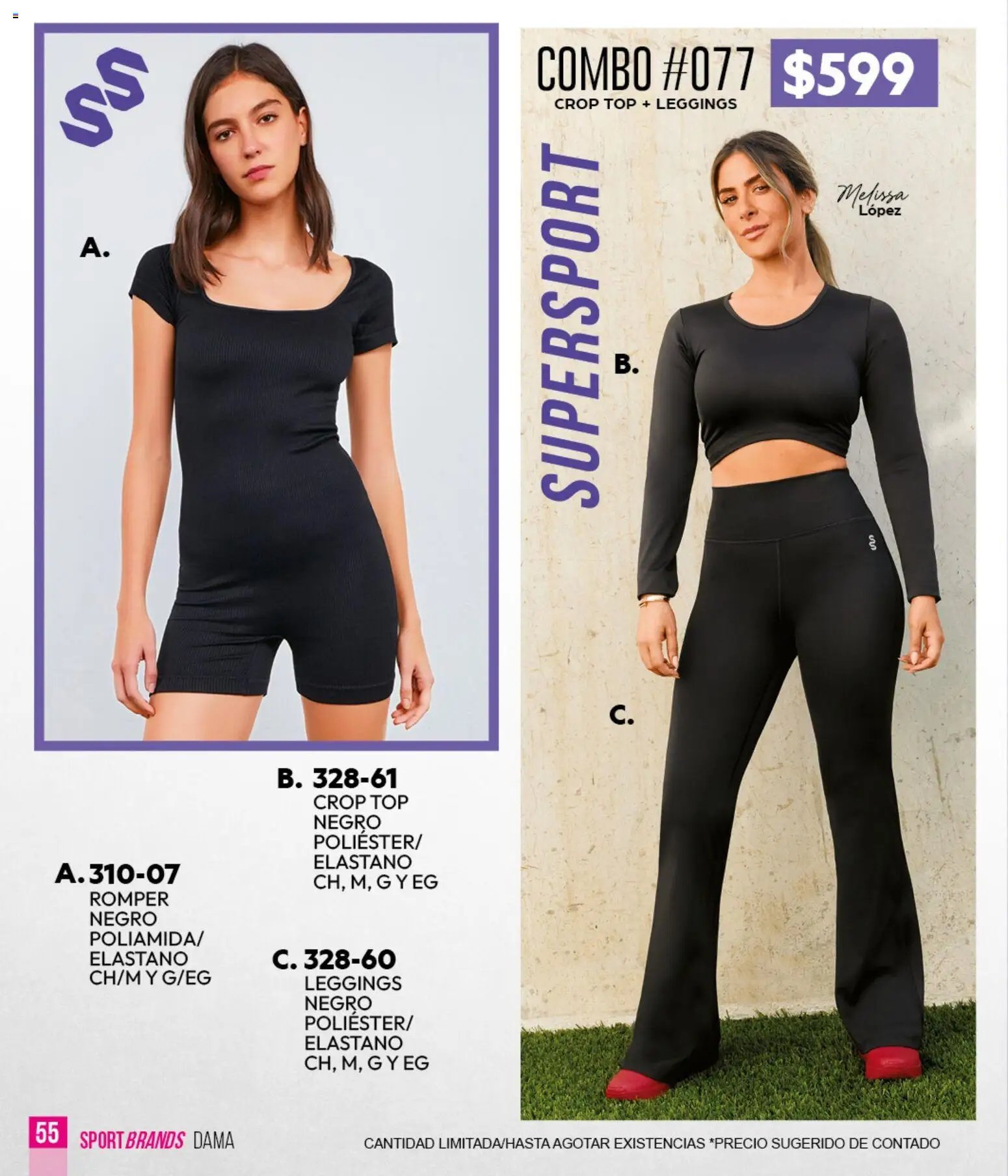 Cklass catálogo Verano Sportbrands Dama