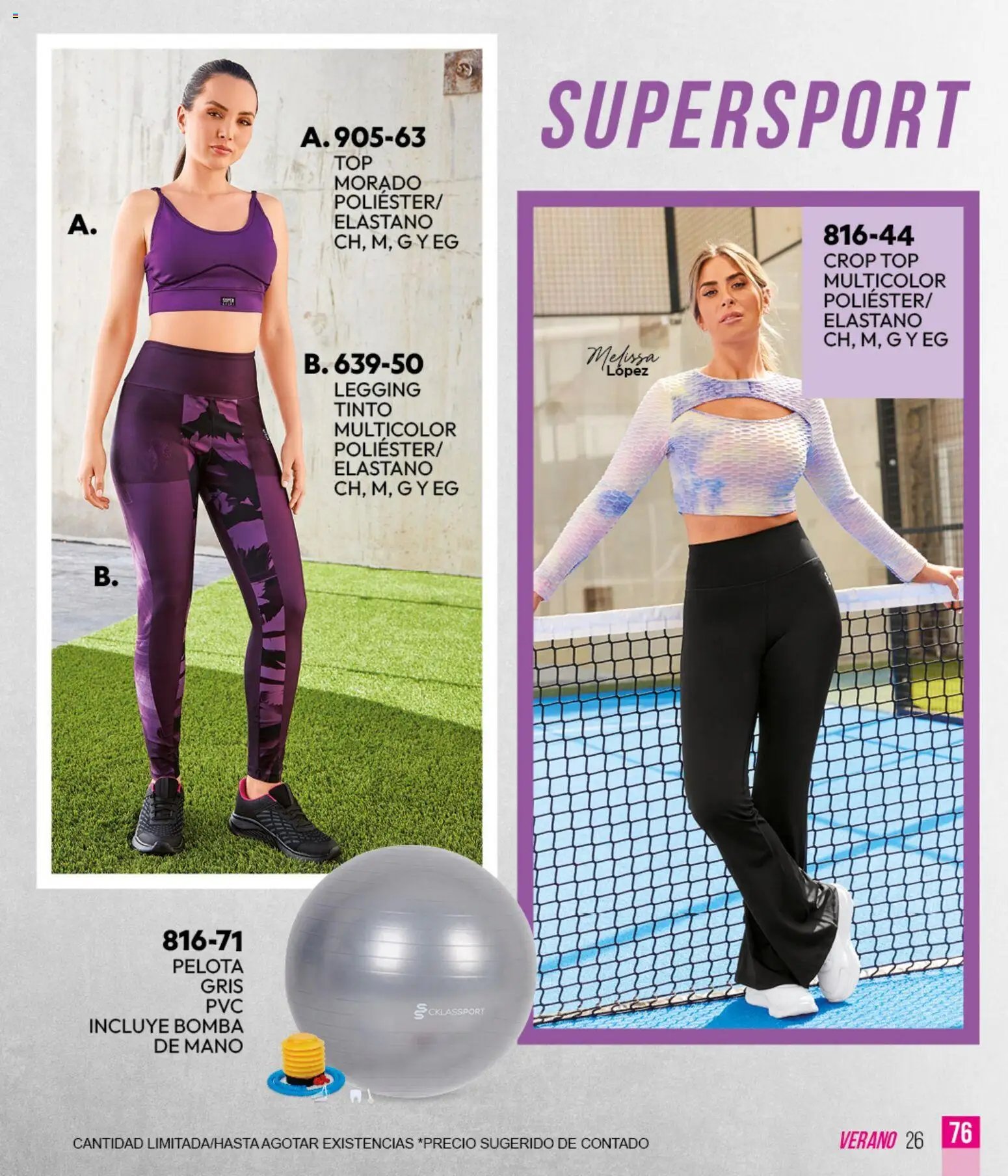 Cklass catálogo Verano Sportbrands Dama