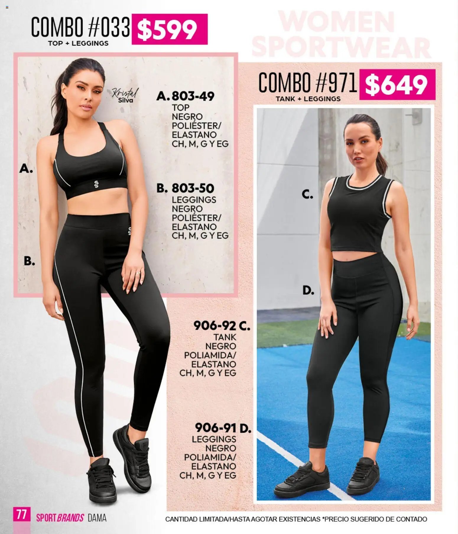 Cklass catálogo Verano Sportbrands Dama