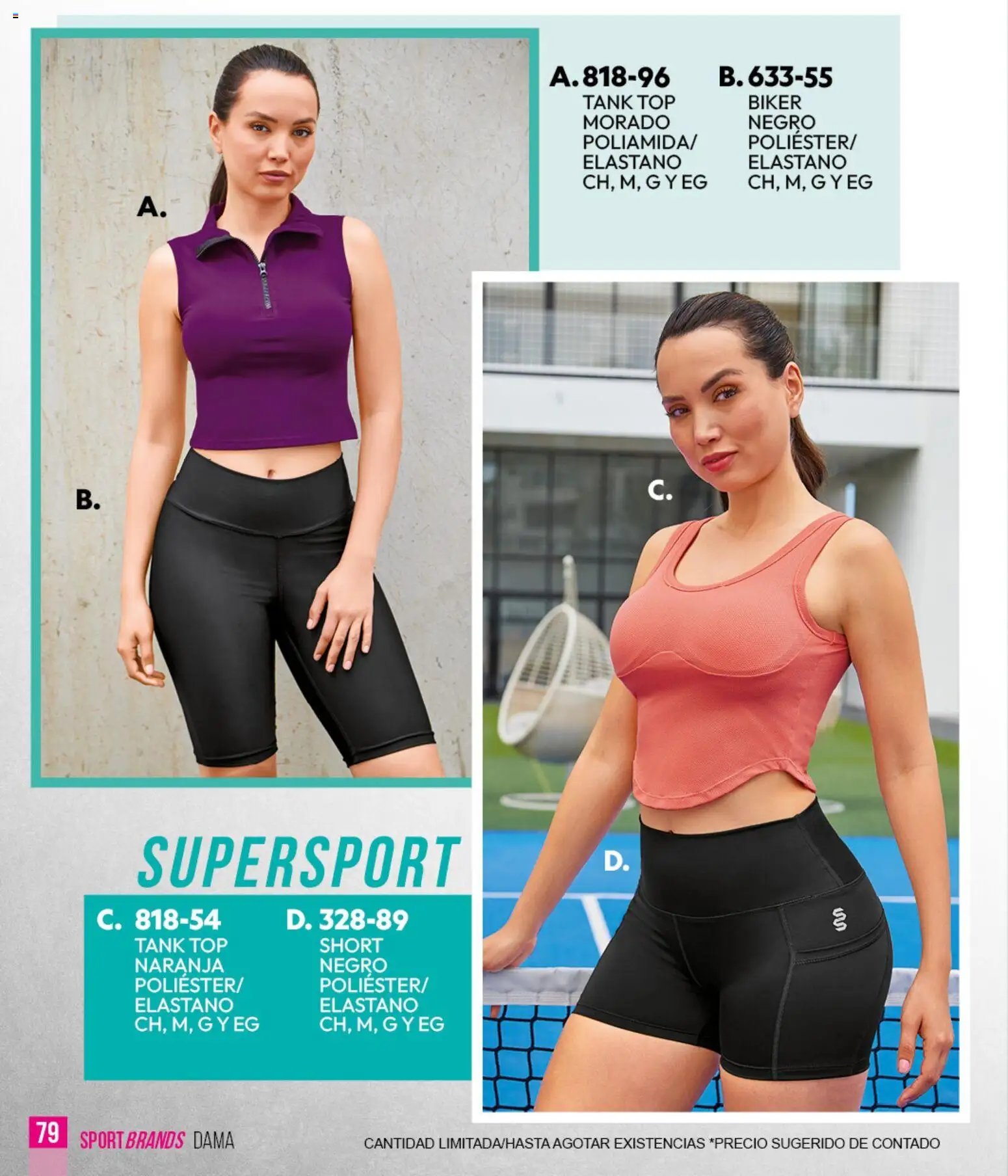 Cklass catálogo Verano Sportbrands Dama