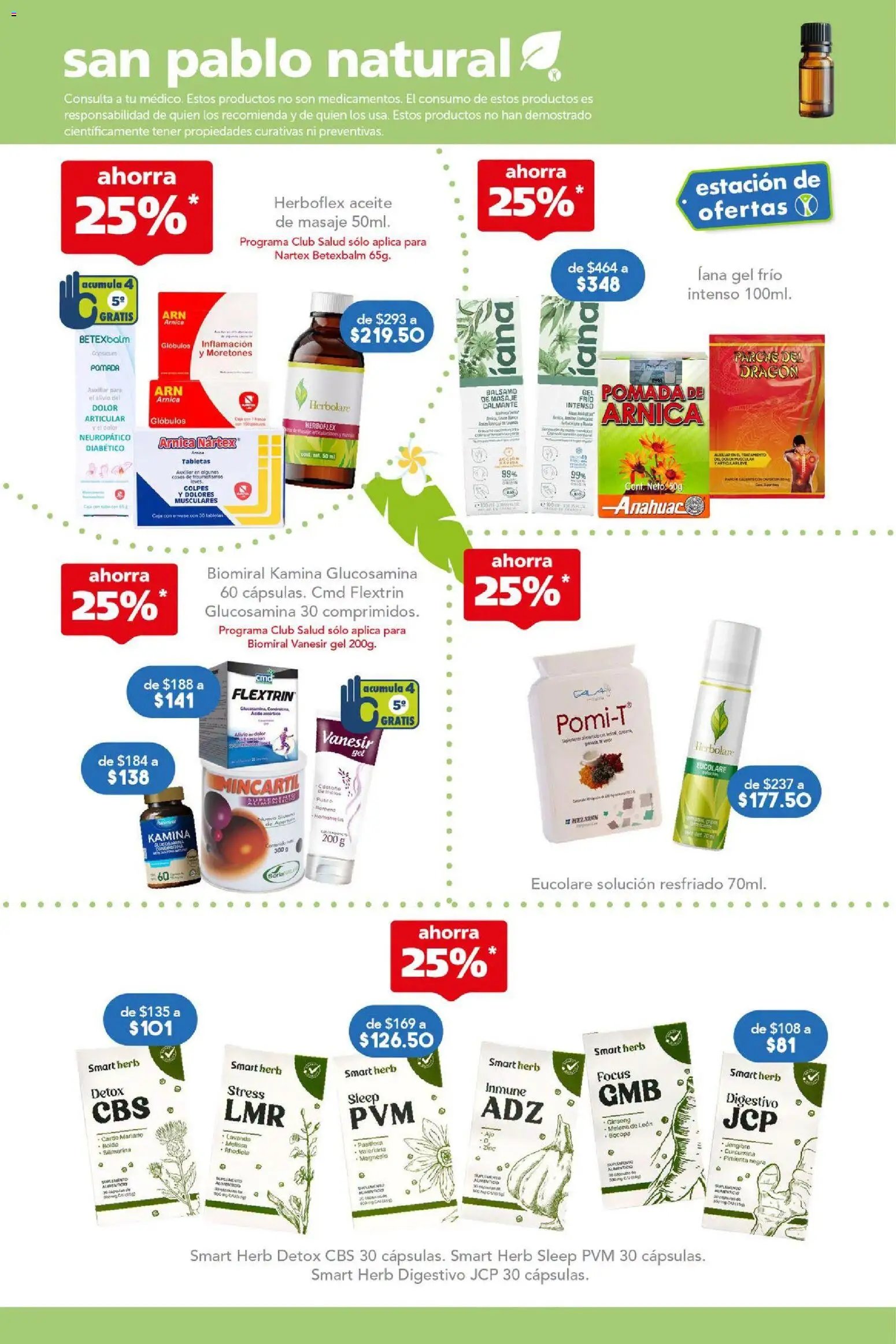 Farmacia San Pablo catálogo