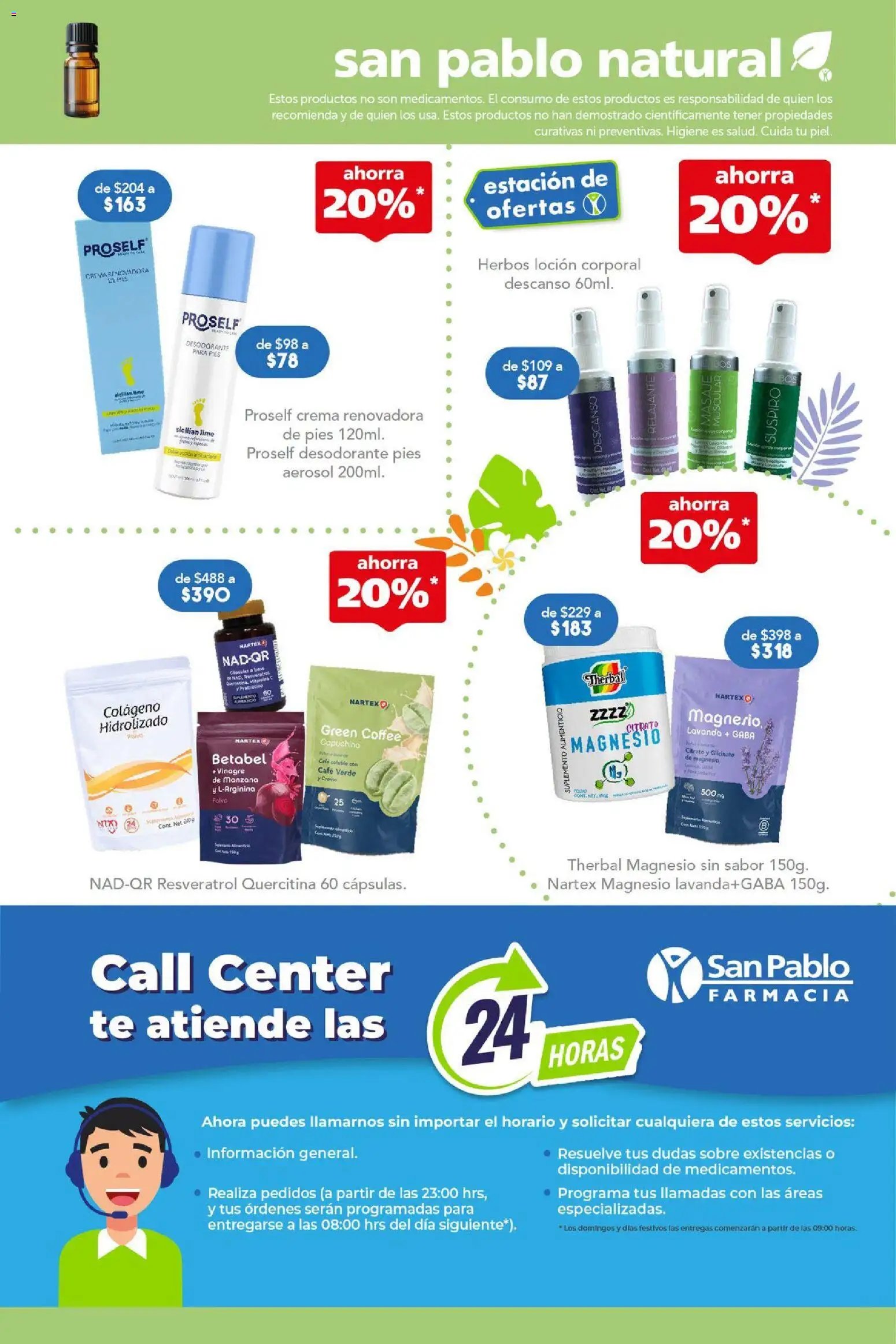 Farmacia San Pablo catálogo