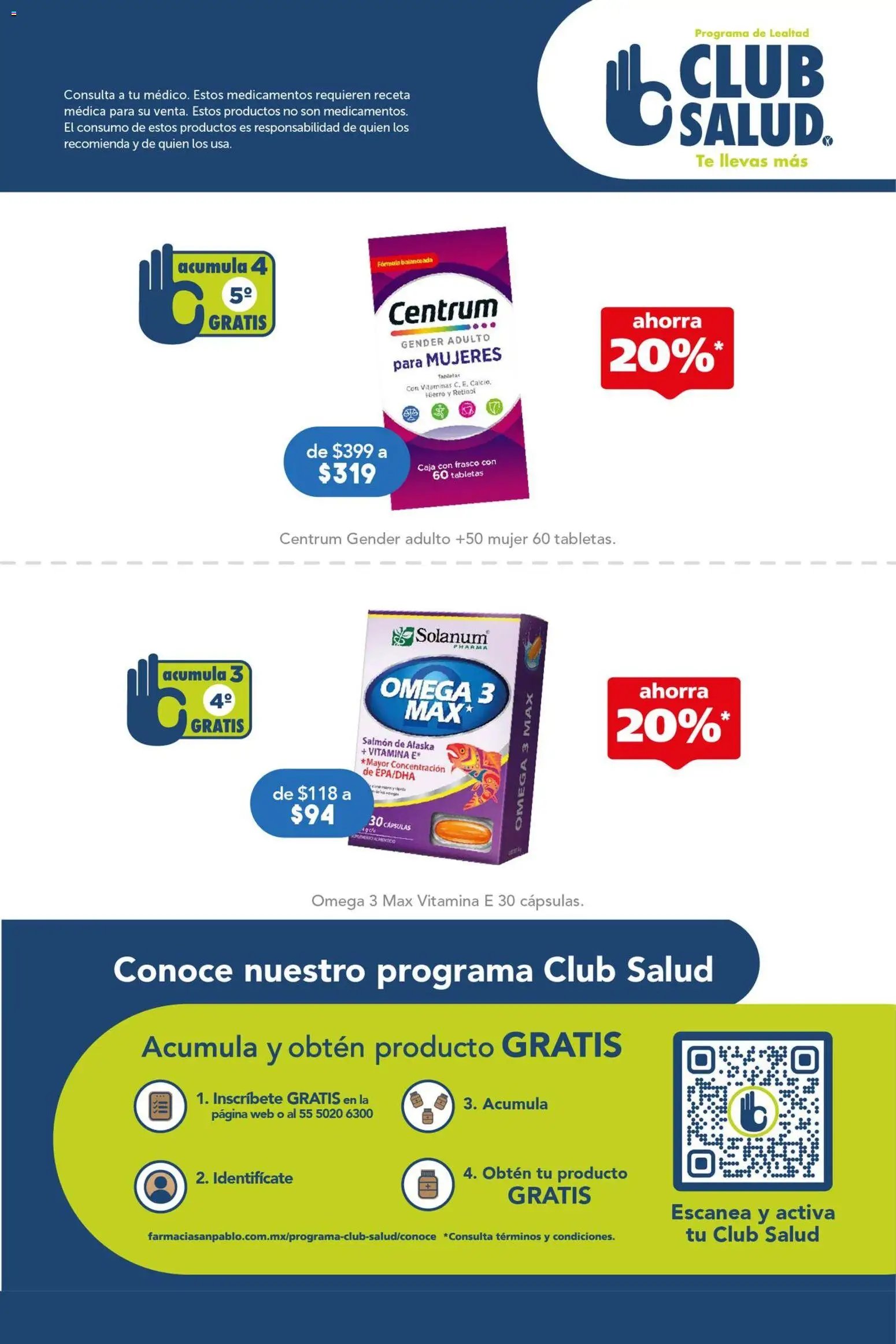 Farmacia San Pablo catálogo