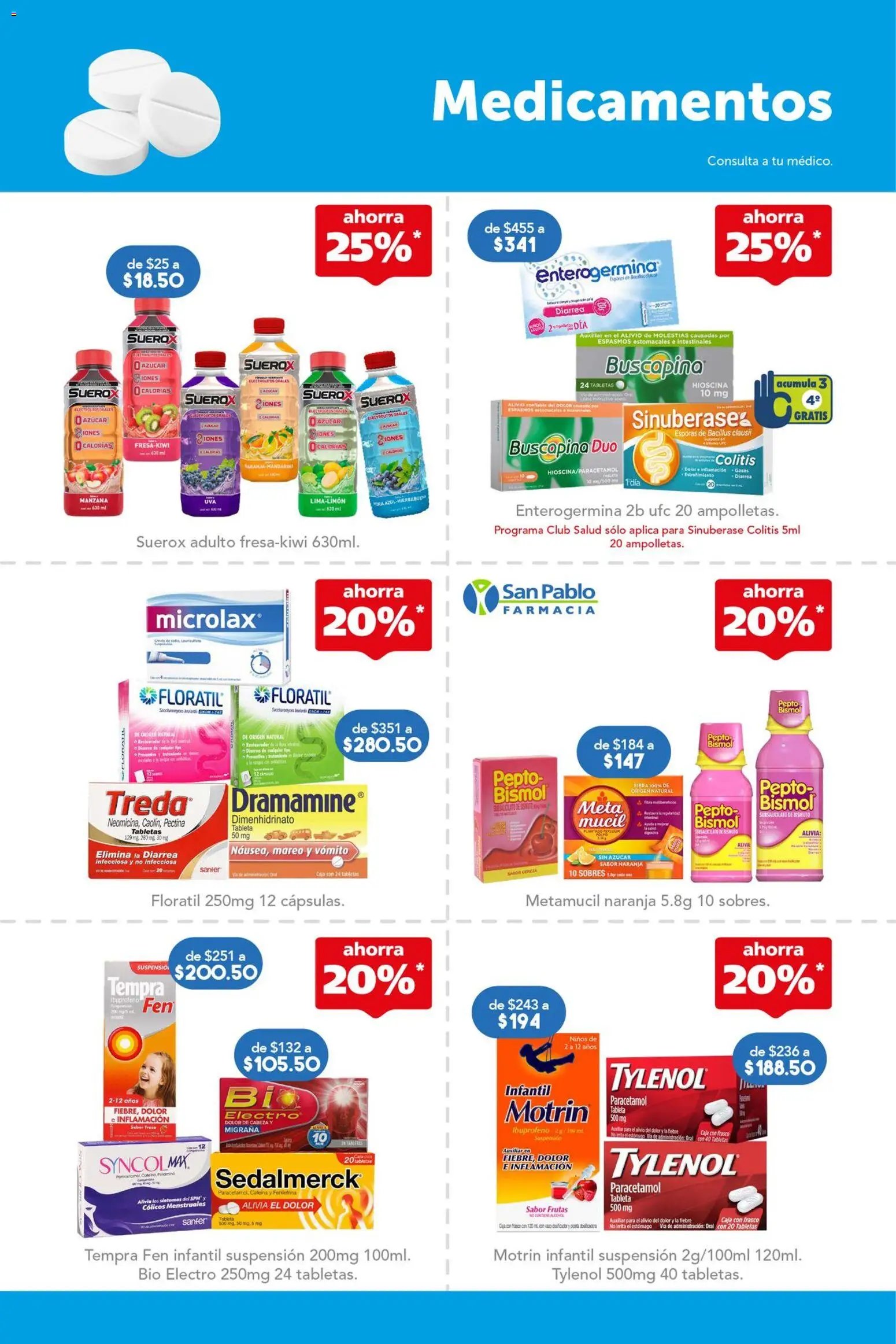 Farmacia San Pablo catálogo