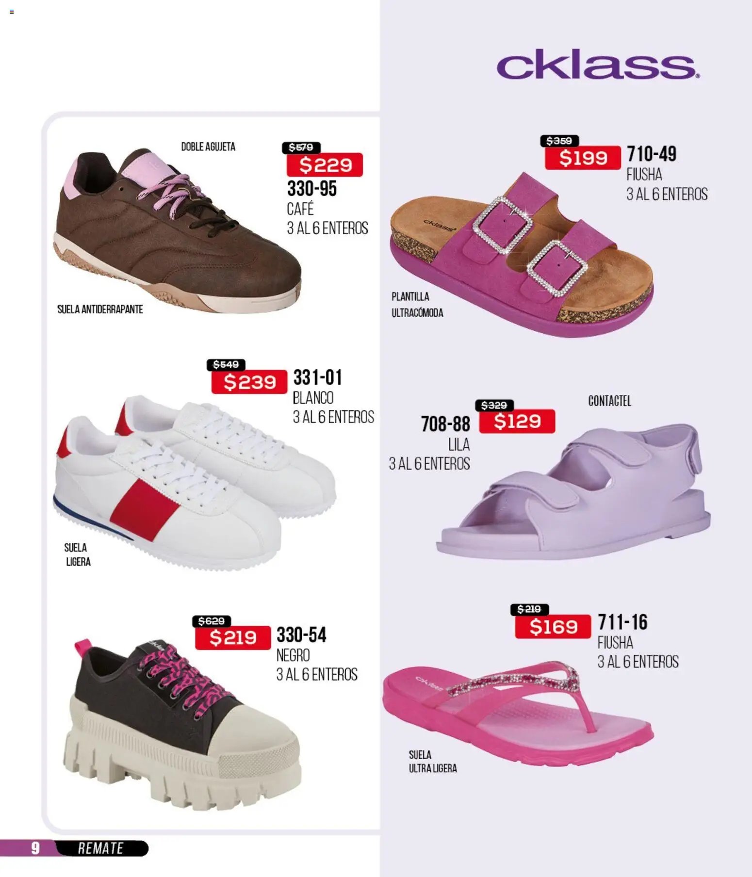 Cklass catálogo Remate Calzado 3X2