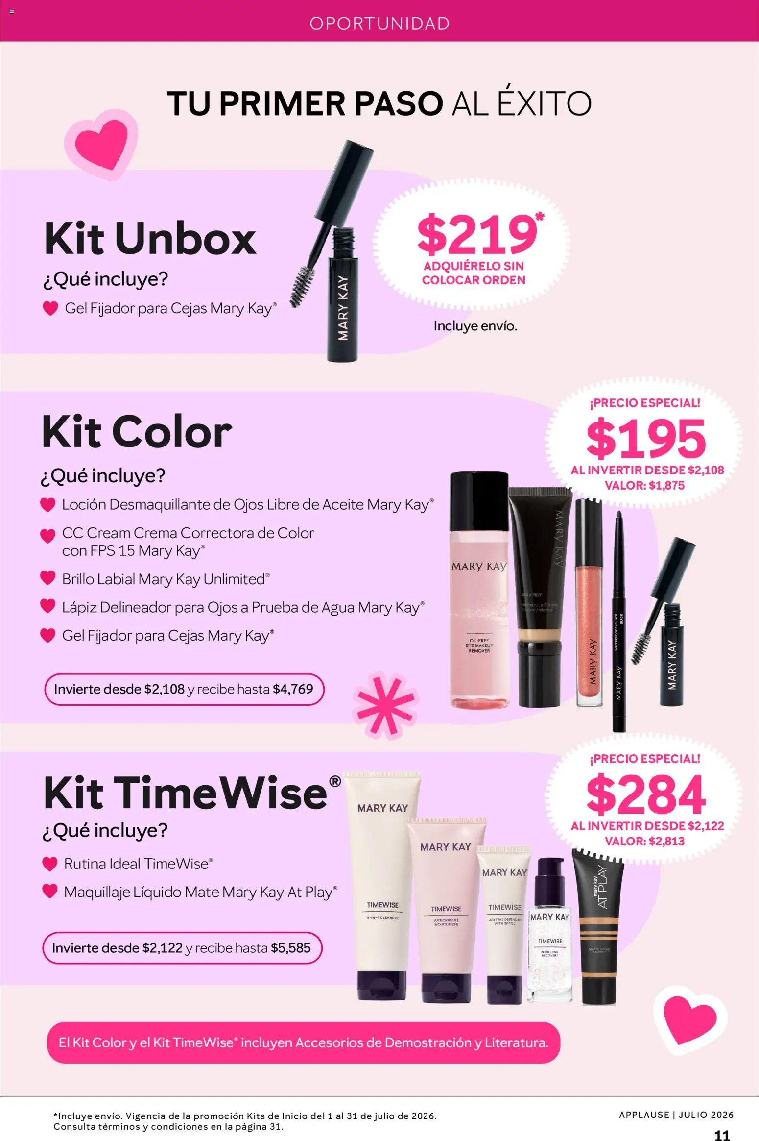 Catálogo Mary Kay Applause 2026