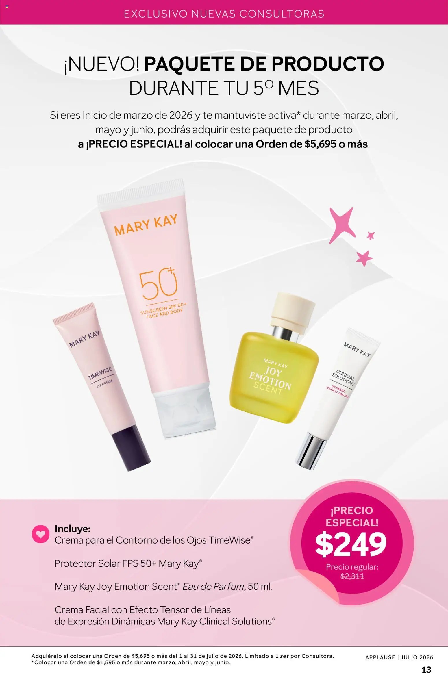 Catálogo Mary Kay Applause 2026