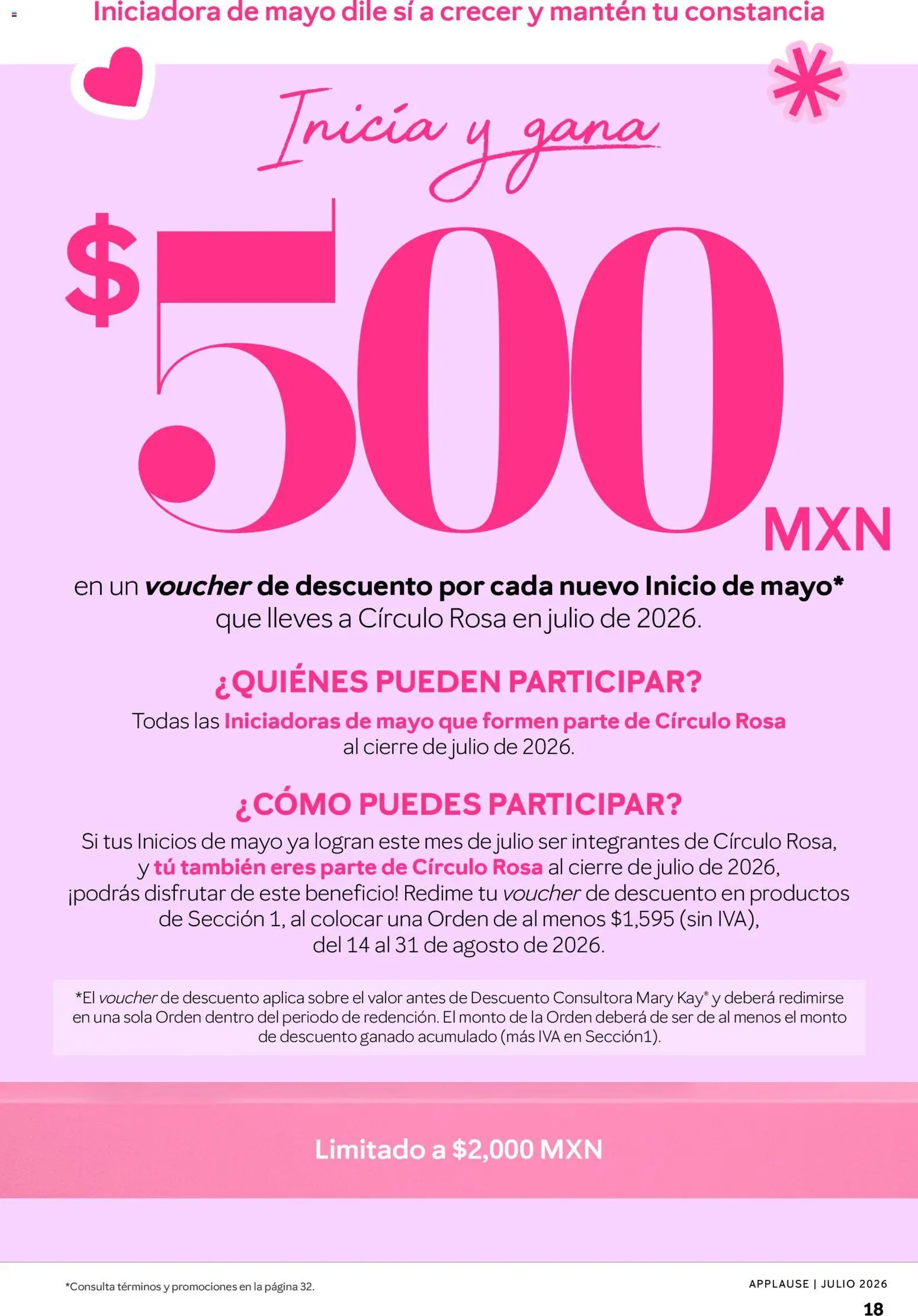 Catálogo Mary Kay Applause 2026
