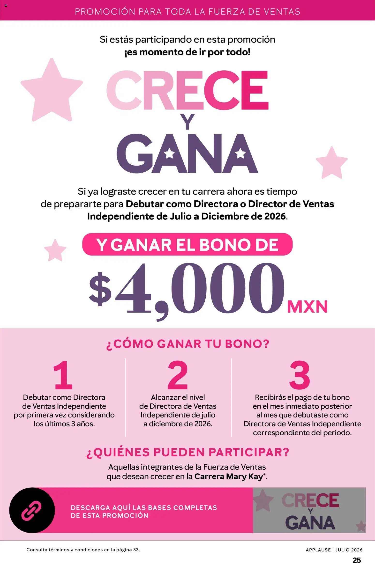 Catálogo Mary Kay Applause 2026