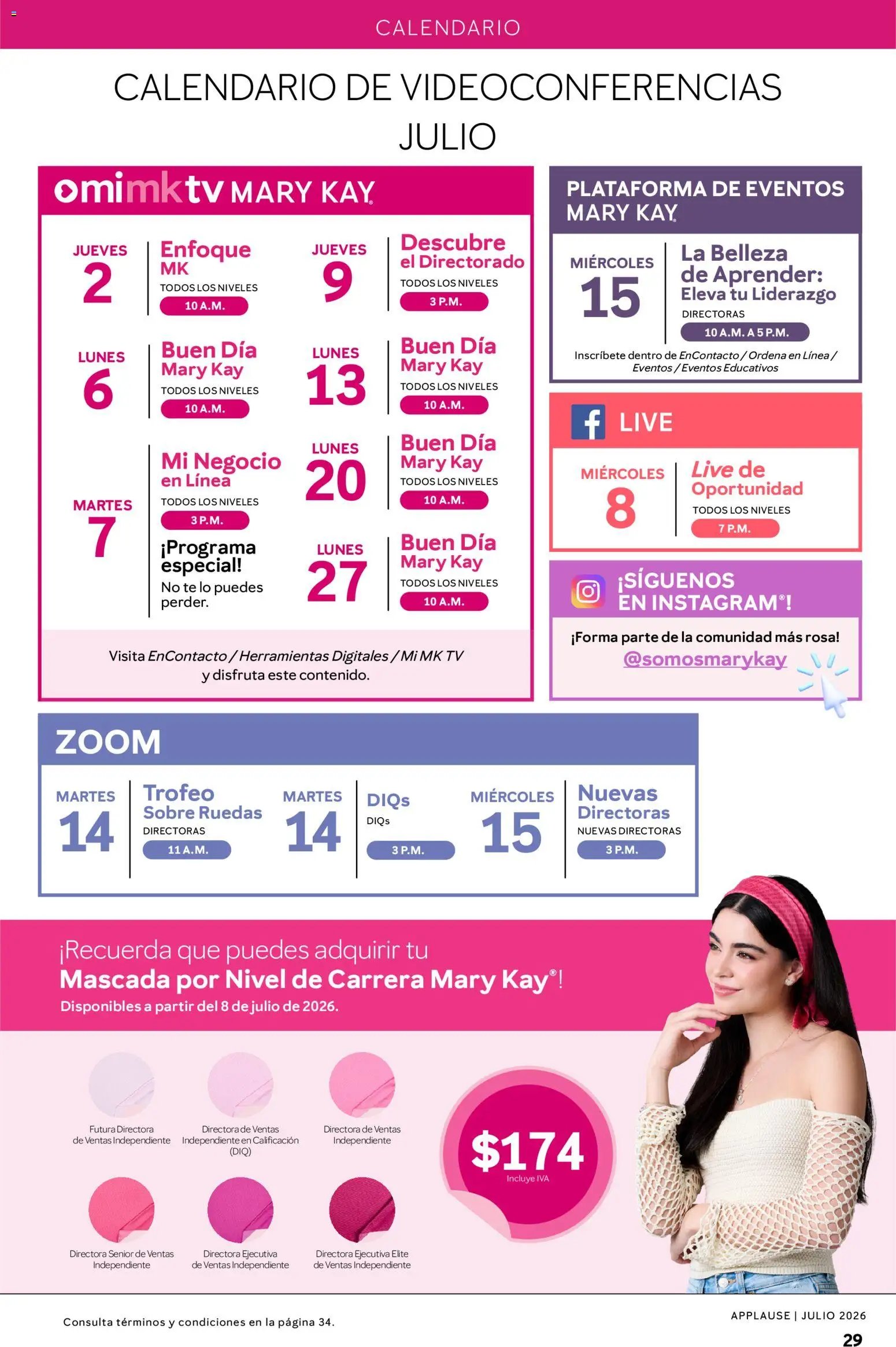 Catálogo Mary Kay Applause 2026