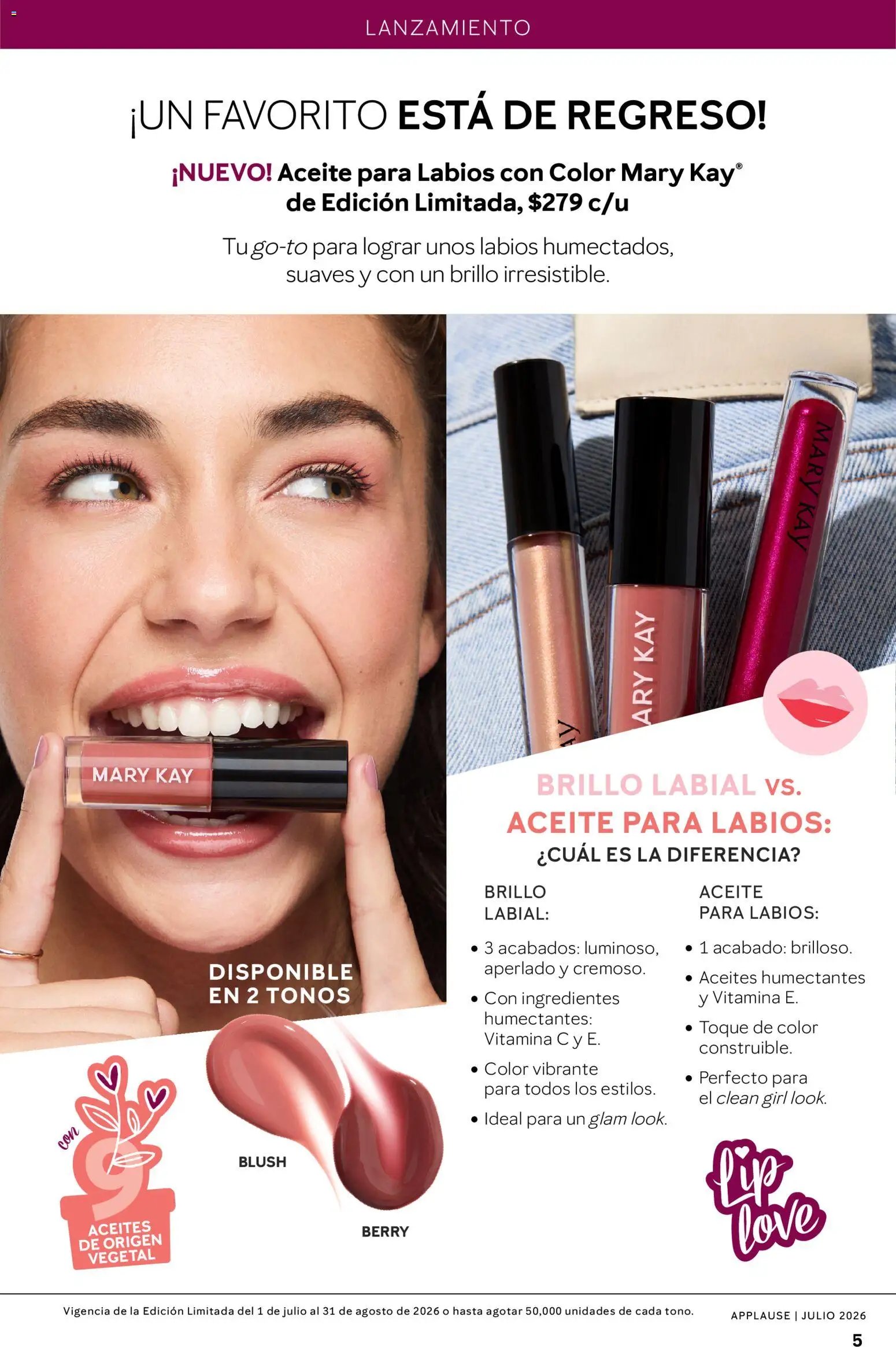 Catálogo Mary Kay Applause 2026