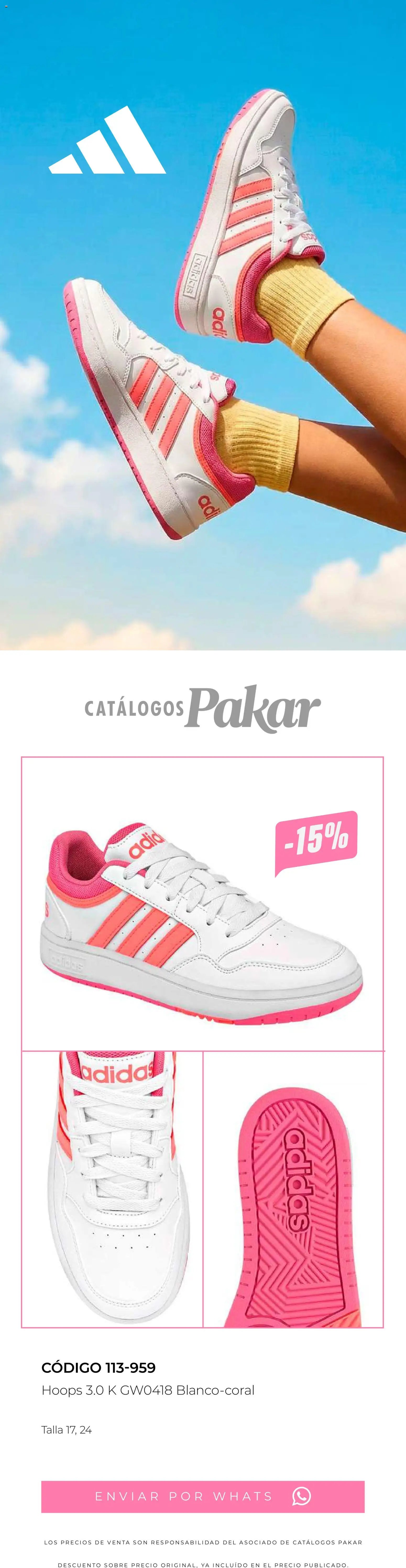 SC Pakar catálogo Últimos pares premium 