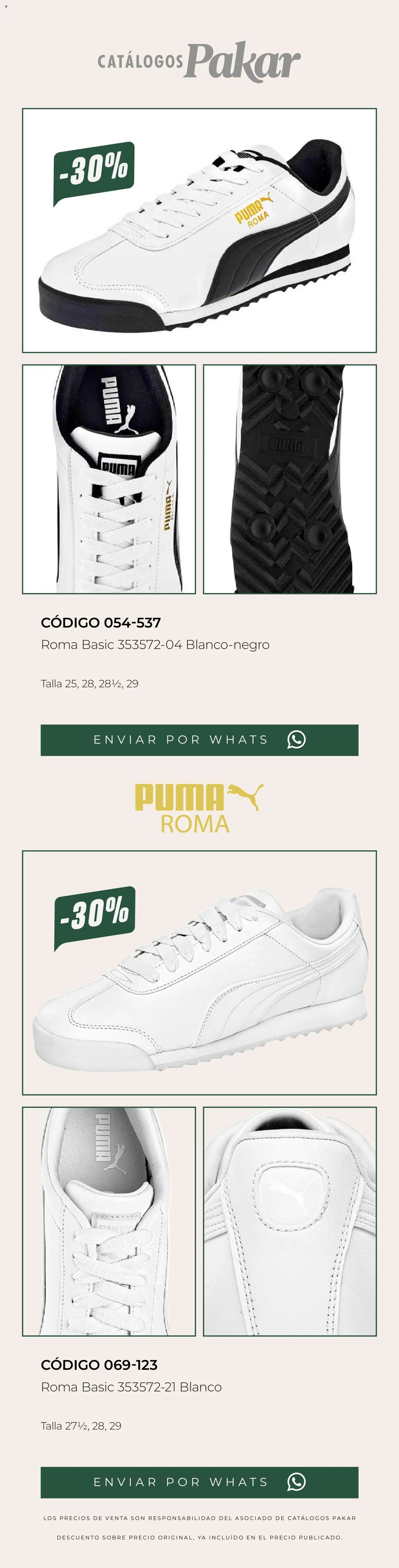 SC Pakar catálogo Últimos pares premium 