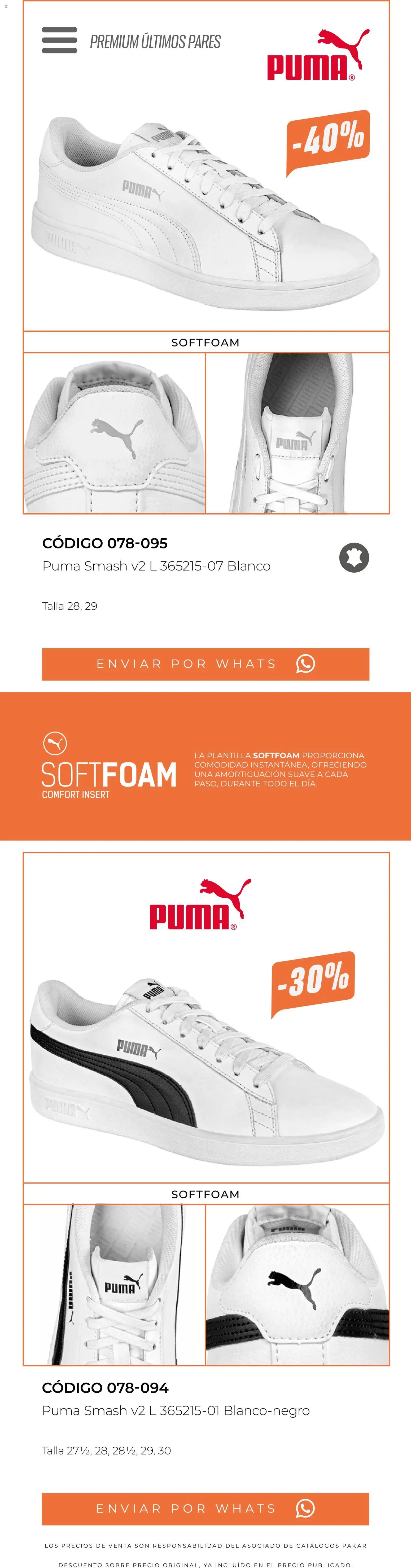 SC Pakar catálogo Últimos pares premium 