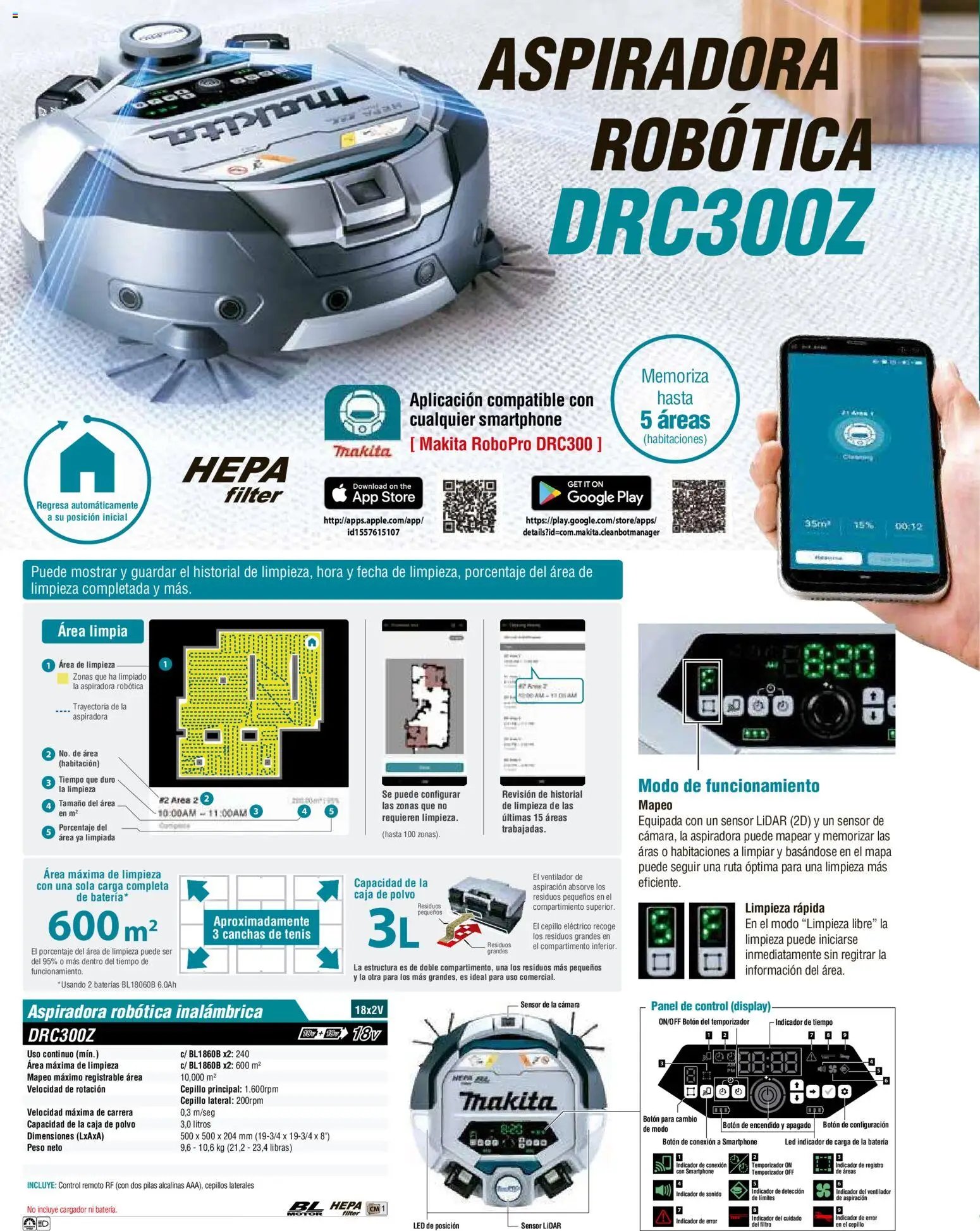 Makita catálogo Aspiradoras