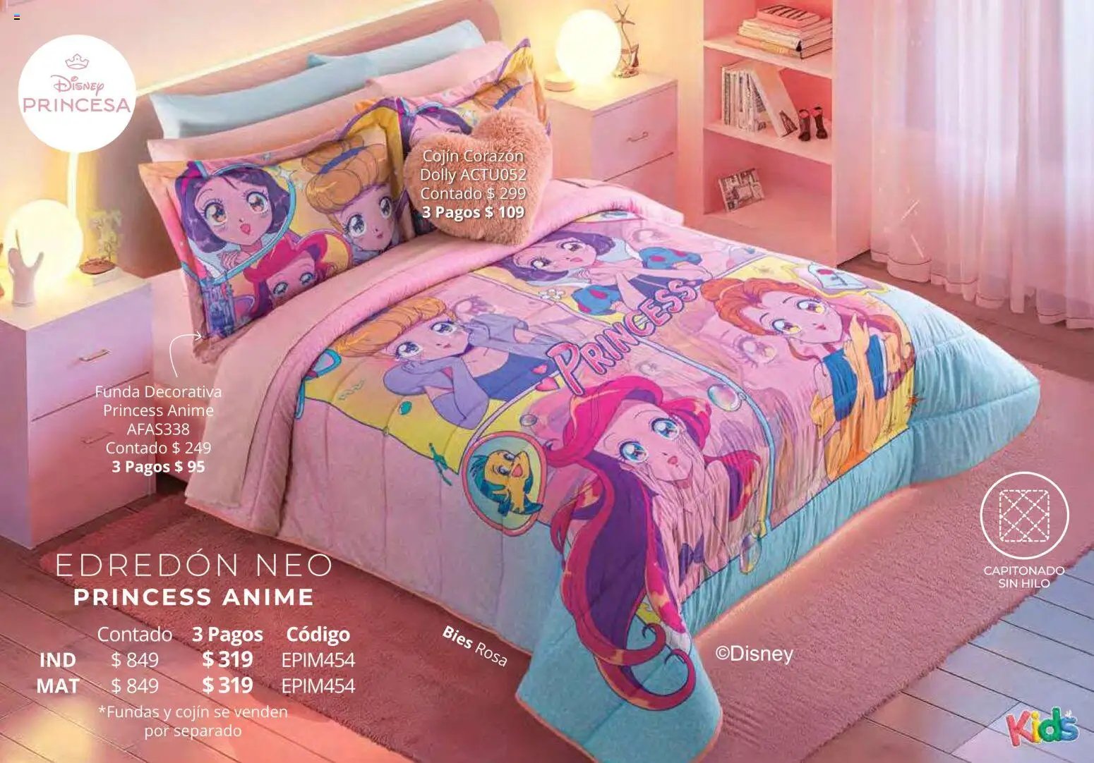Colchas Concord catálogo Kids