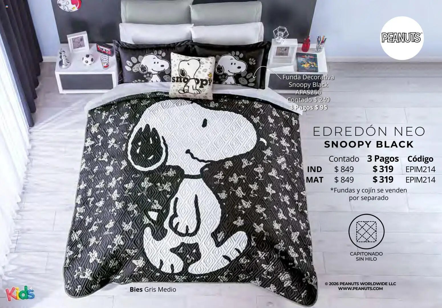 Colchas Concord catálogo Kids