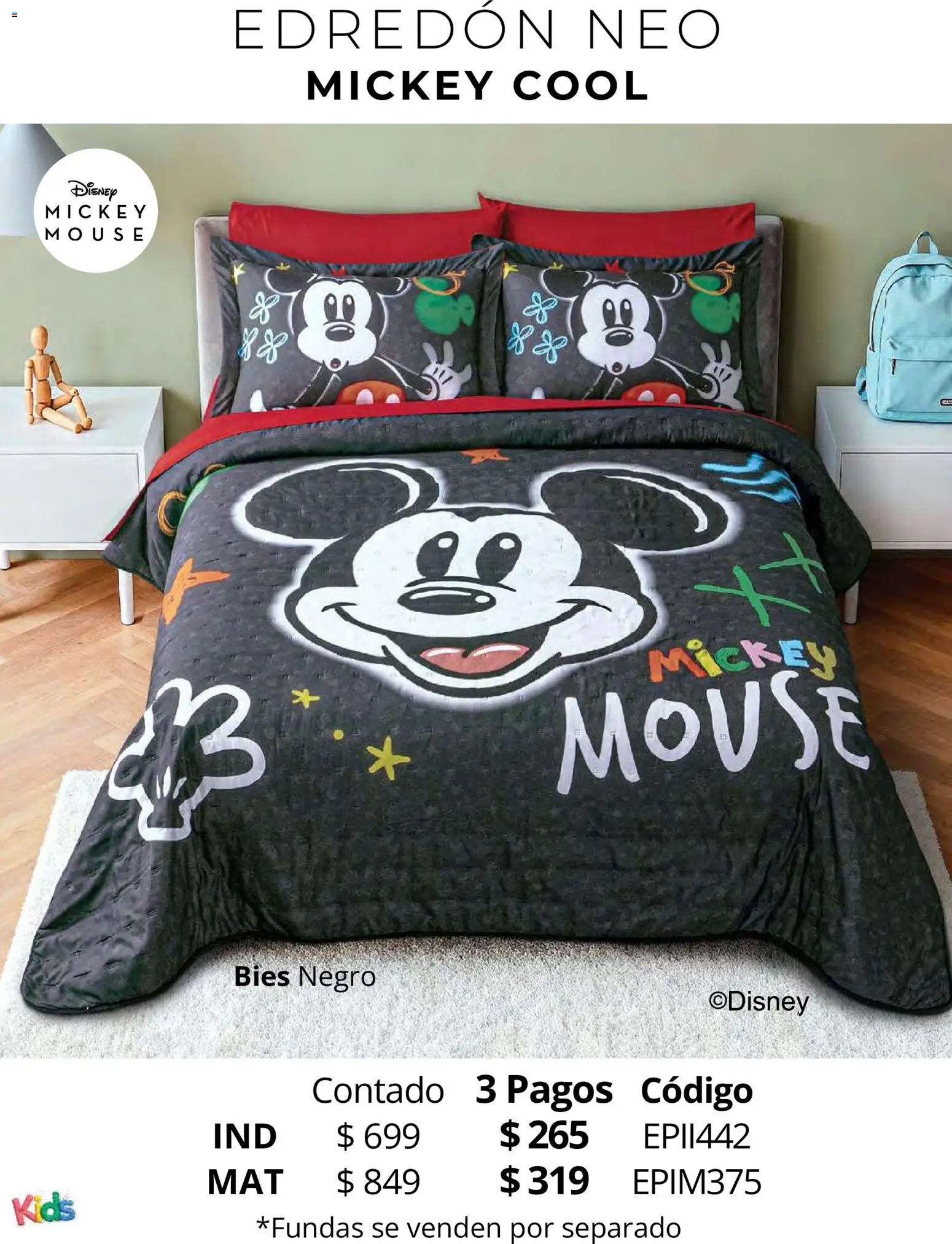 Colchas Concord catálogo Kids