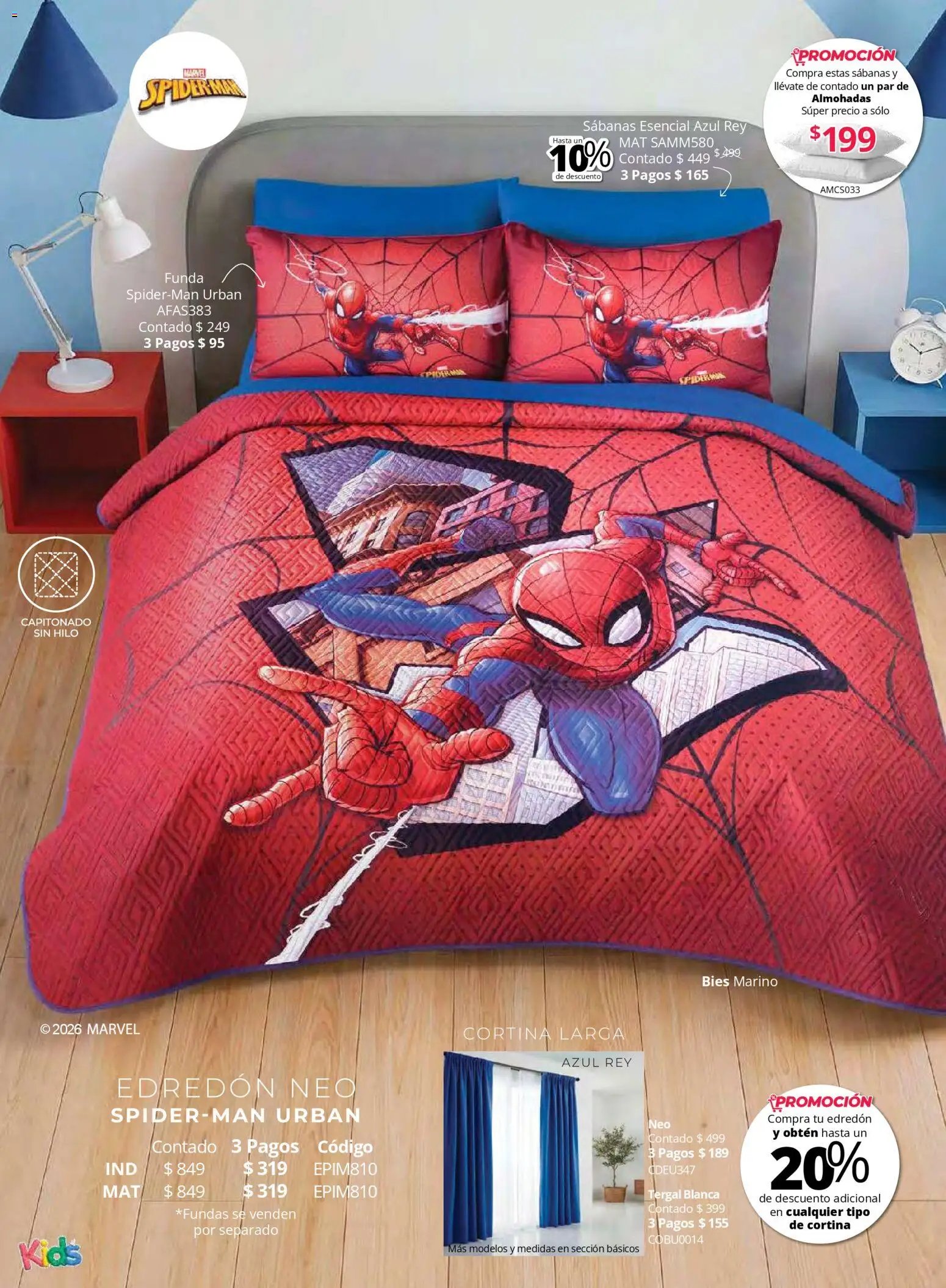 Colchas Concord catálogo Kids