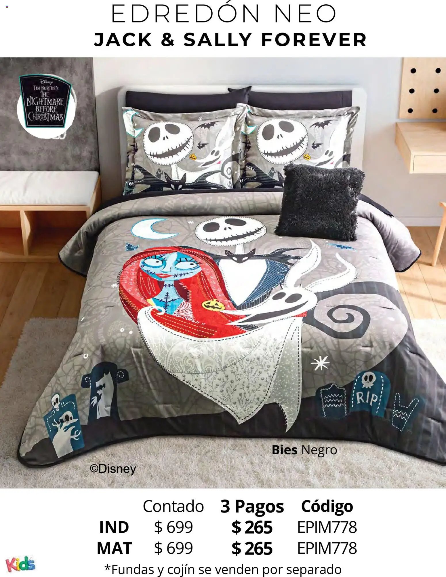 Colchas Concord catálogo Kids
