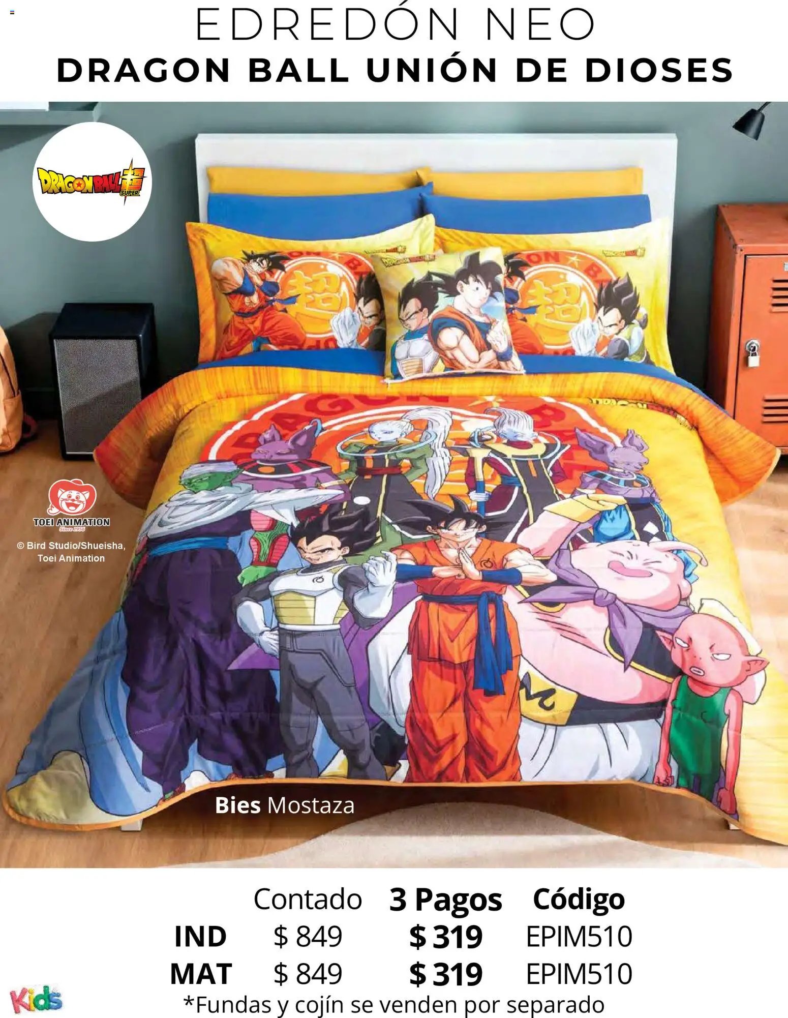 Colchas Concord catálogo Kids