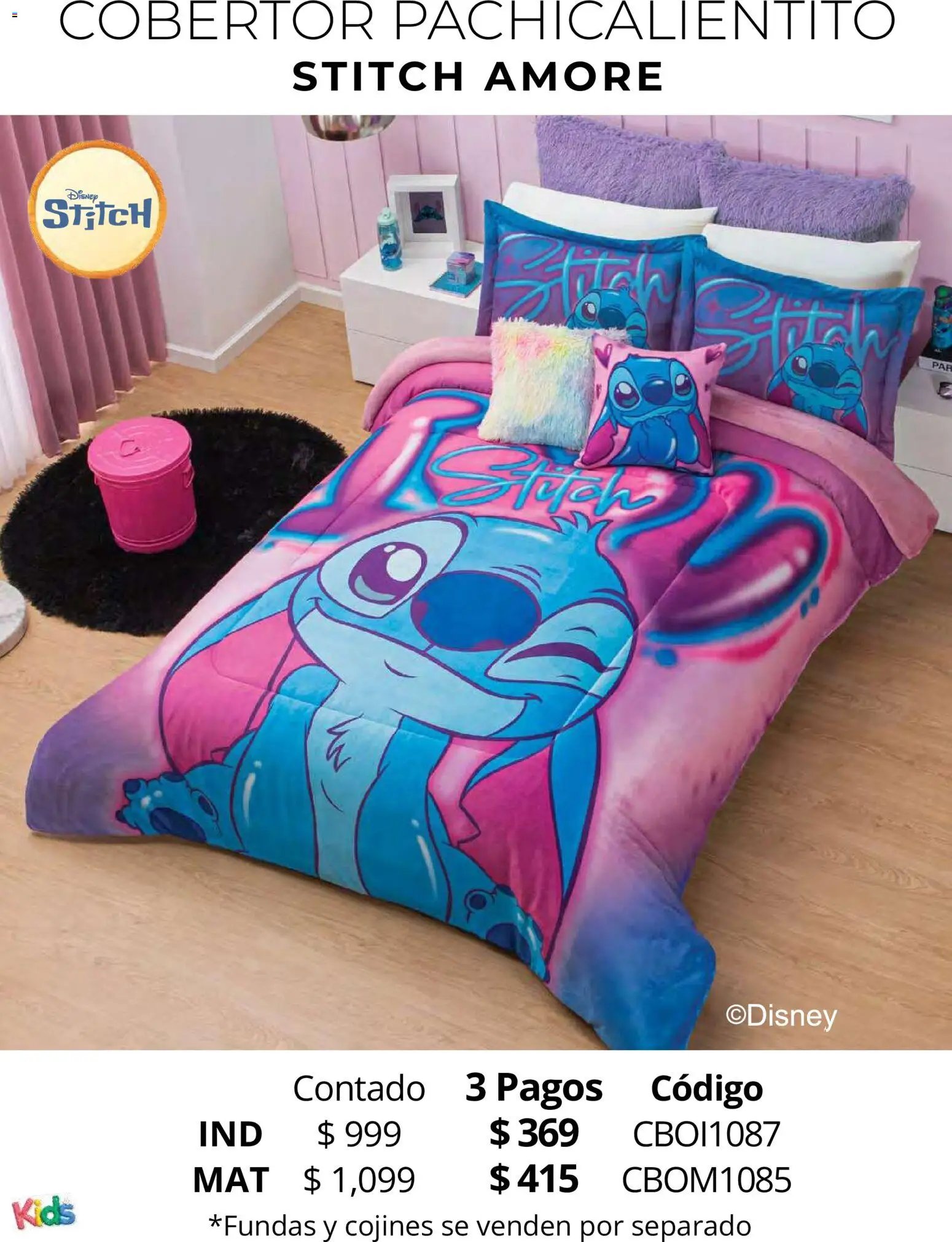 Colchas Concord catálogo Kids