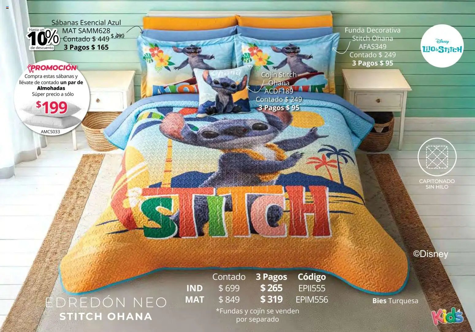 Colchas Concord catálogo Kids