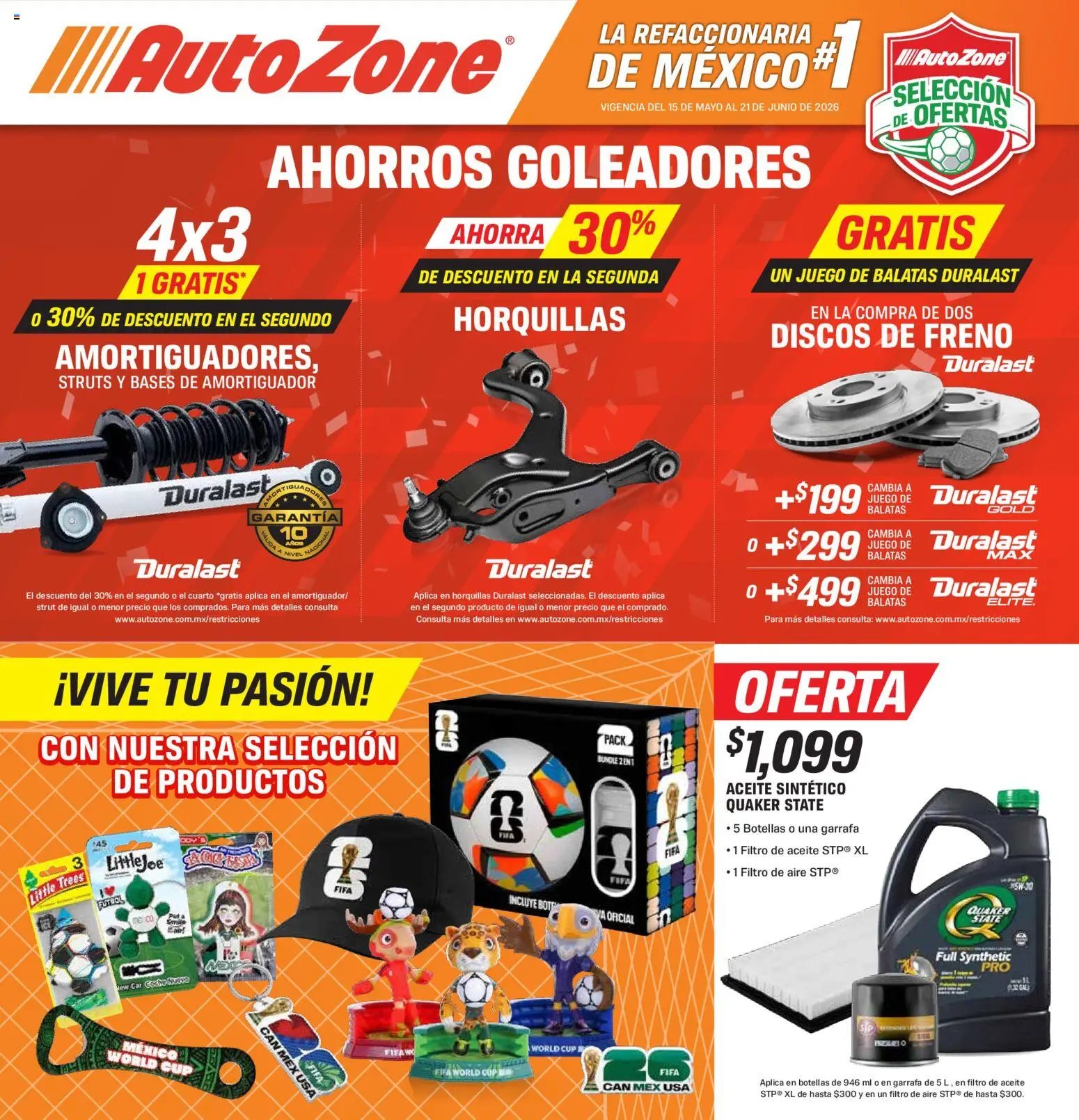 AutoZone catálogo