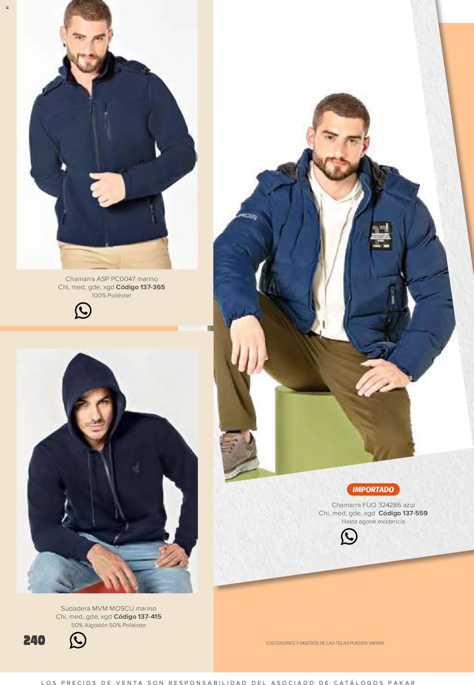 SC Pakar catálogo Ropa