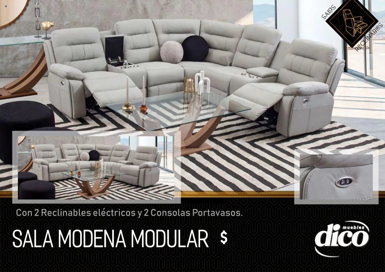 Muebles Dico catálogo Salas reclinables 