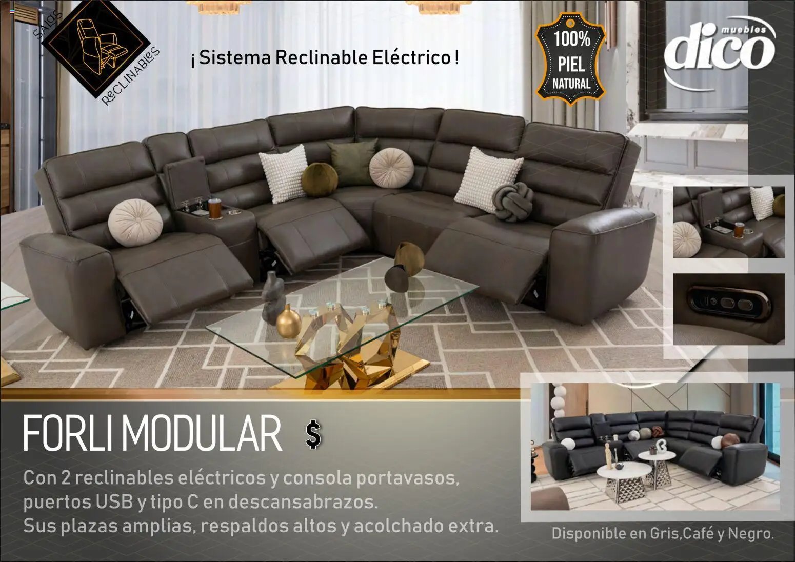 Muebles Dico catálogo Salas reclinables 