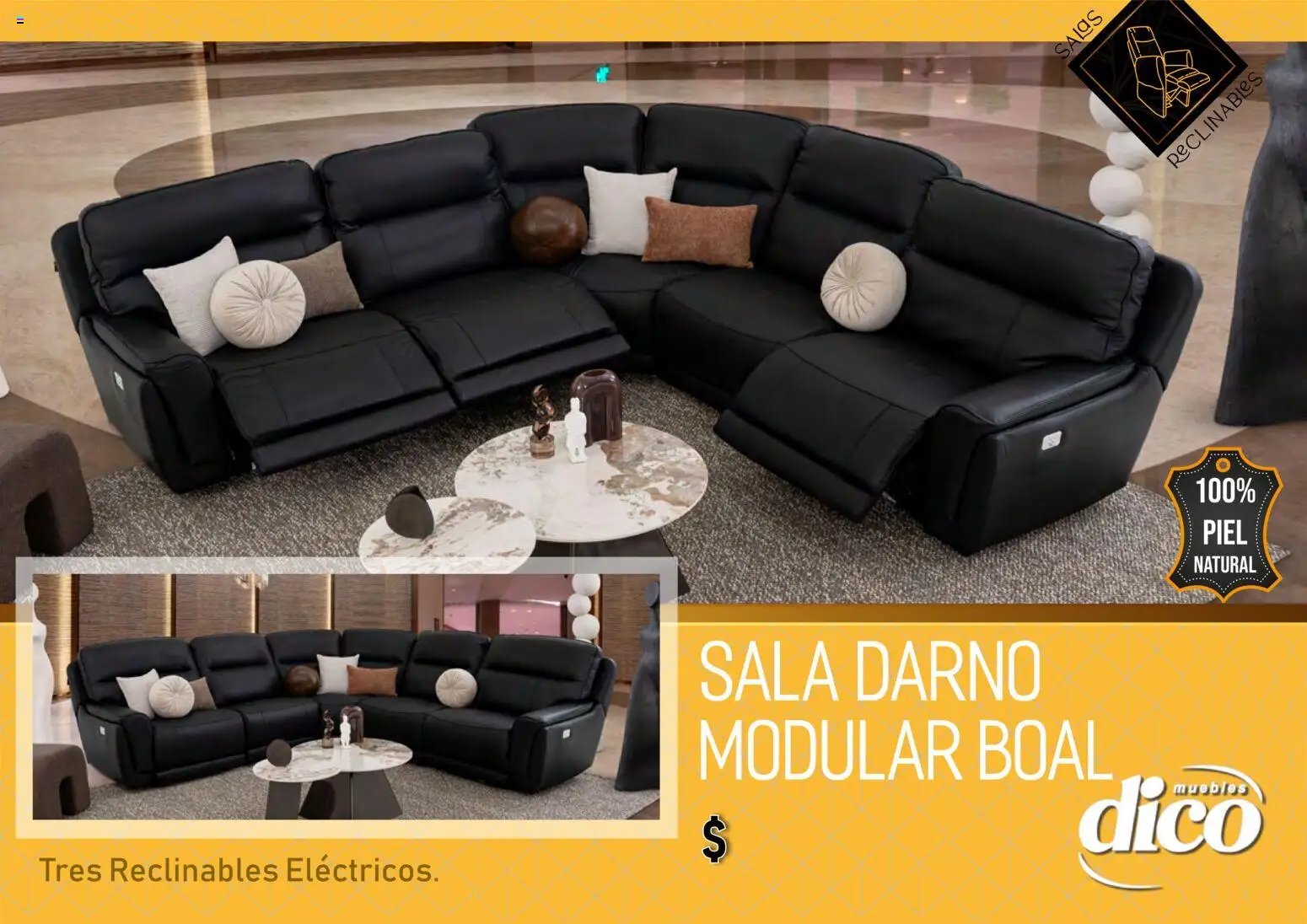 Muebles Dico catálogo Salas reclinables 