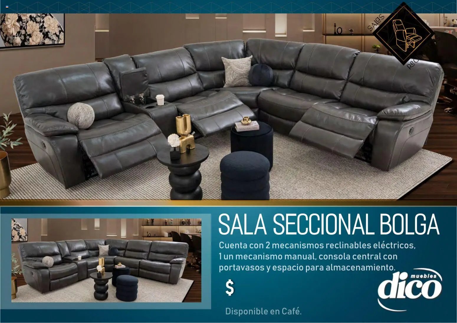 Muebles Dico catálogo Salas reclinables 