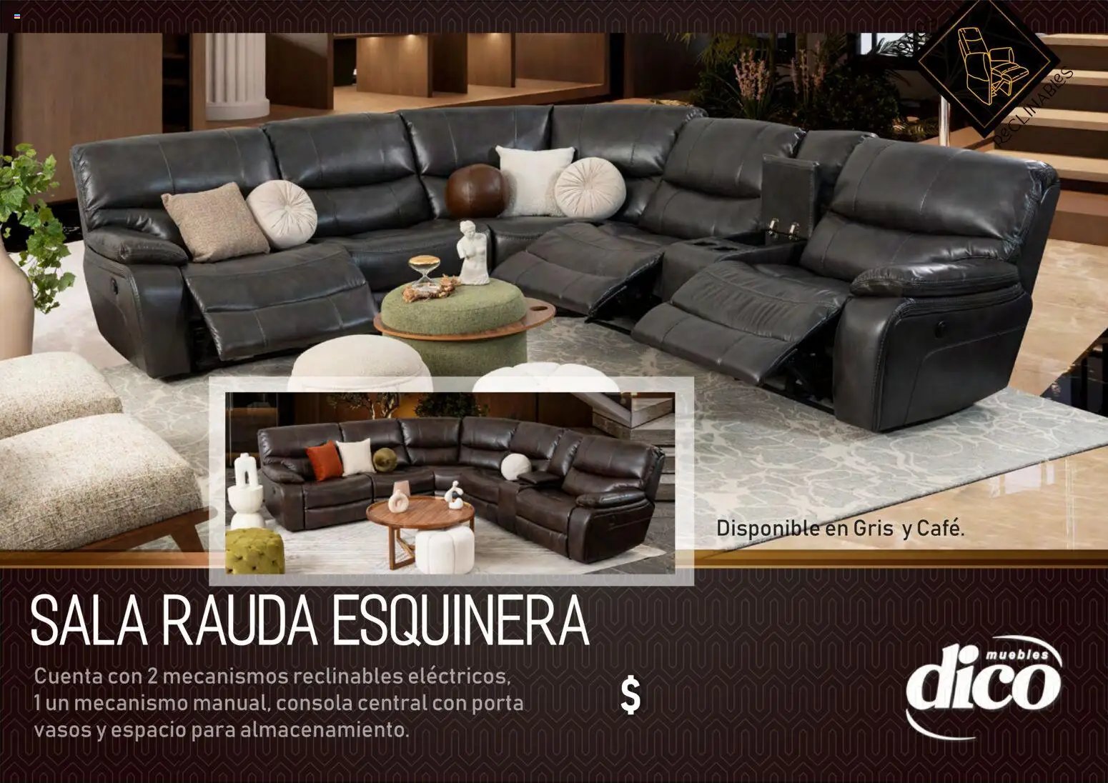 Muebles Dico catálogo Salas reclinables 