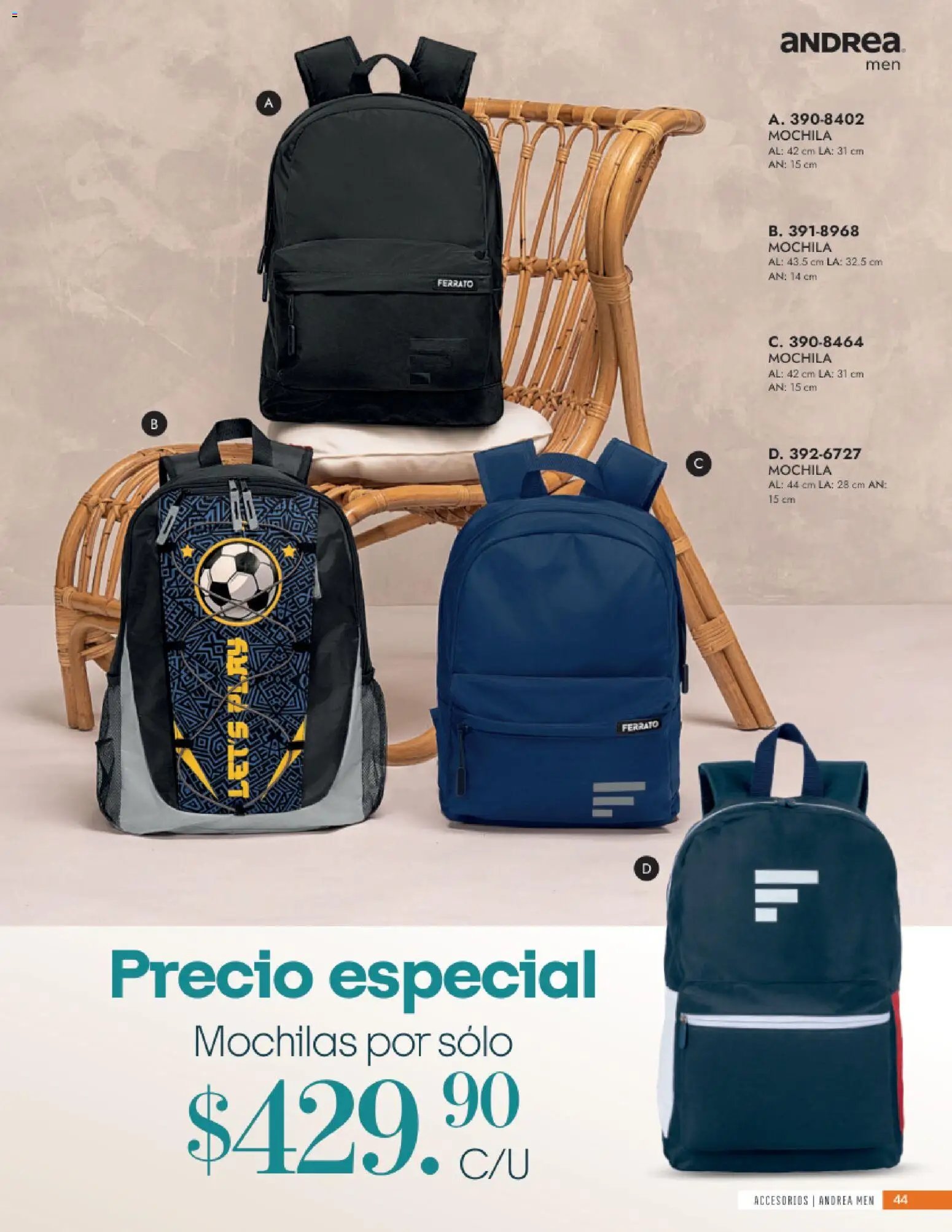 Andrea catálogo Accesorios para todos