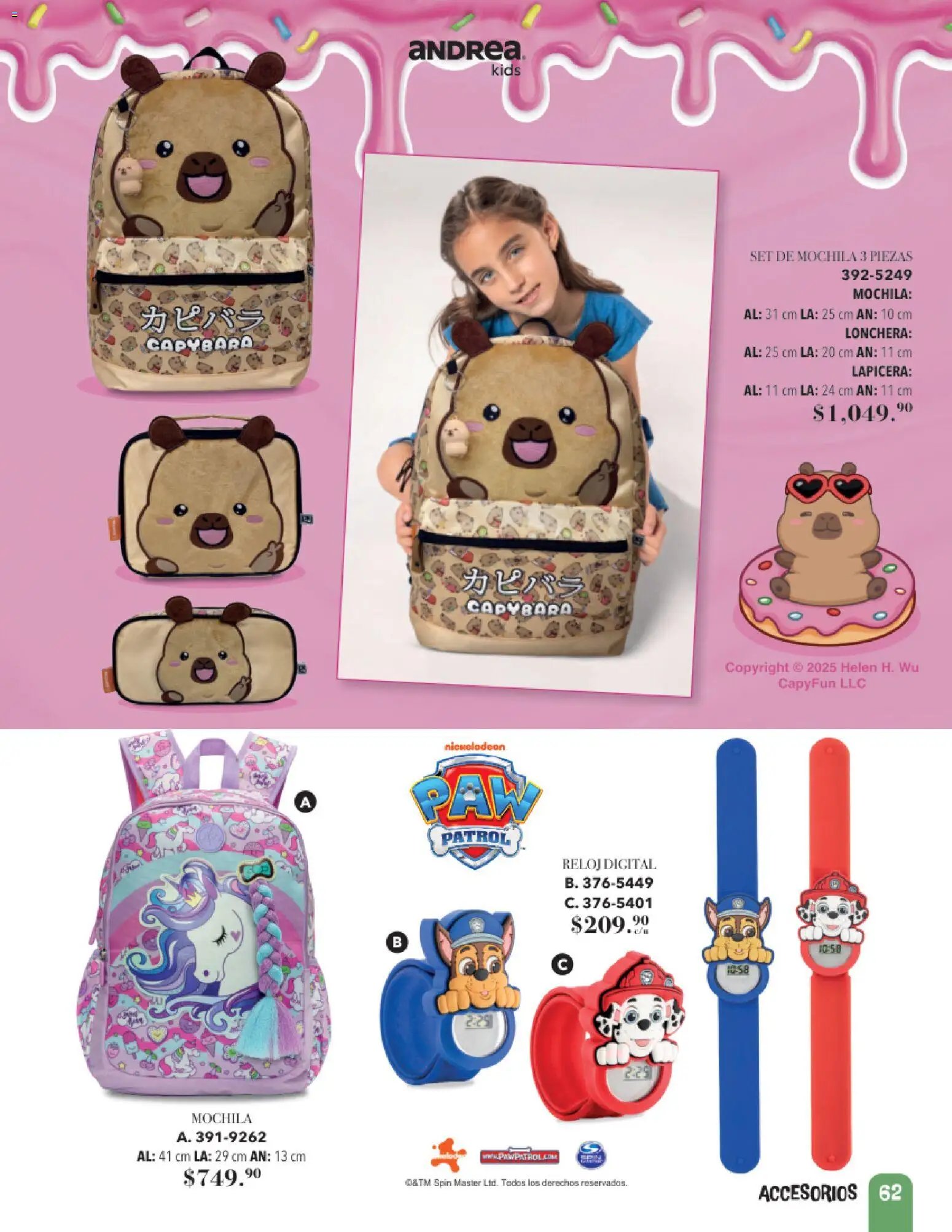Andrea catálogo Accesorios para todos