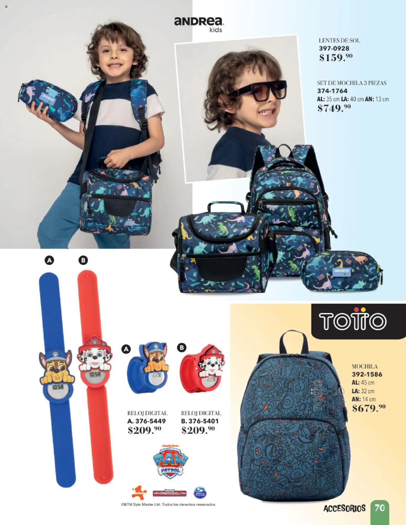 Andrea catálogo Accesorios para todos