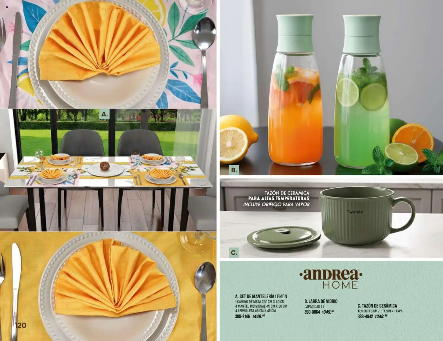 Andrea catálogo Home