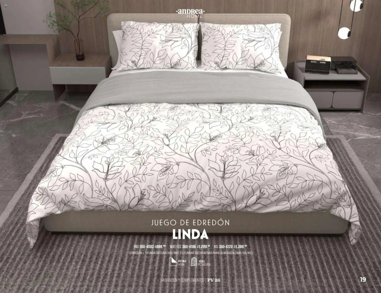 Andrea catálogo Home