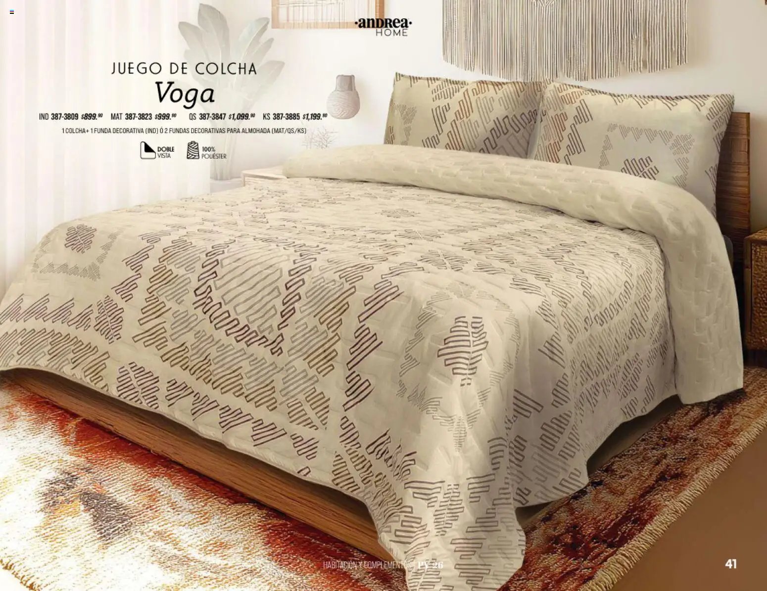 Andrea catálogo Home