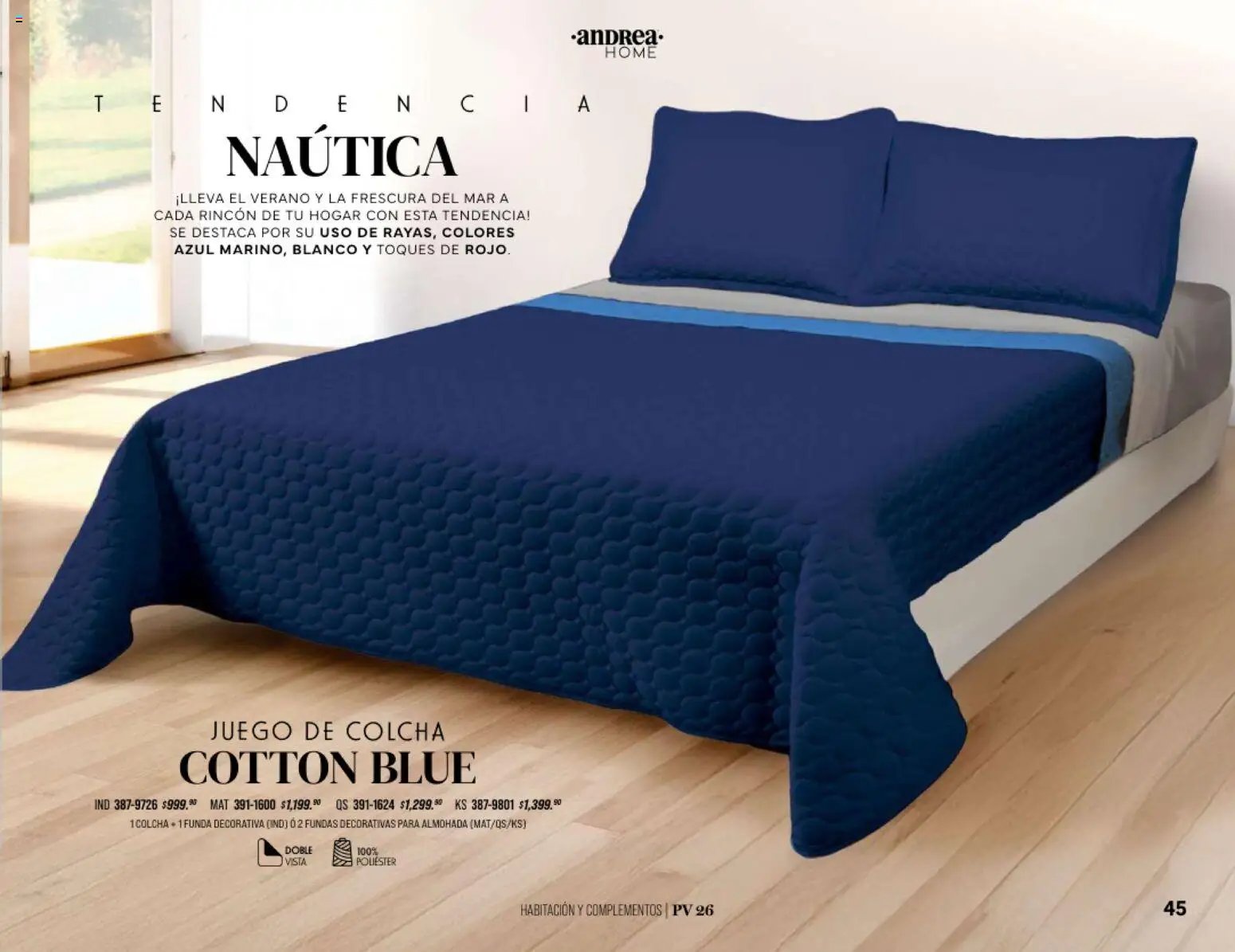 Andrea catálogo Home