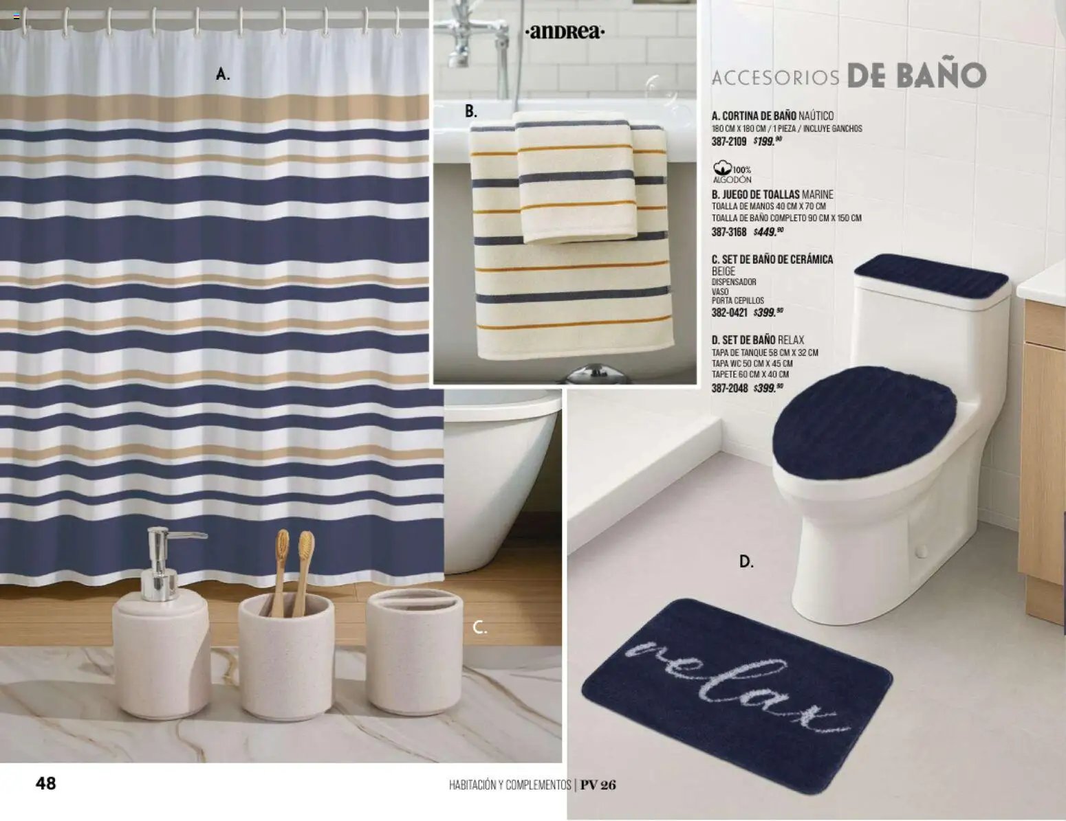 Andrea catálogo Home