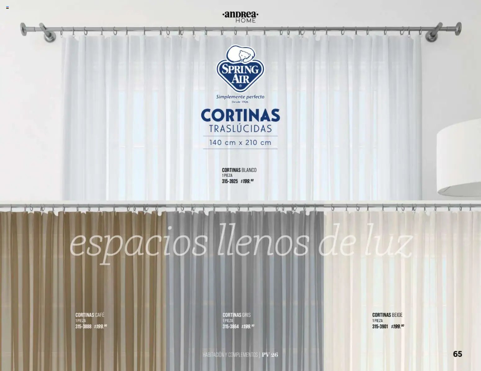 Andrea catálogo Home