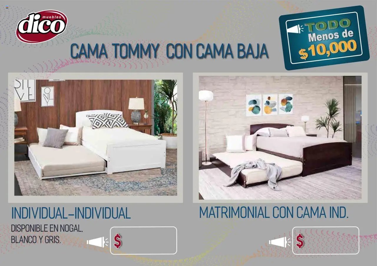 Muebles Dico - Catálogo TODO menos de 10000