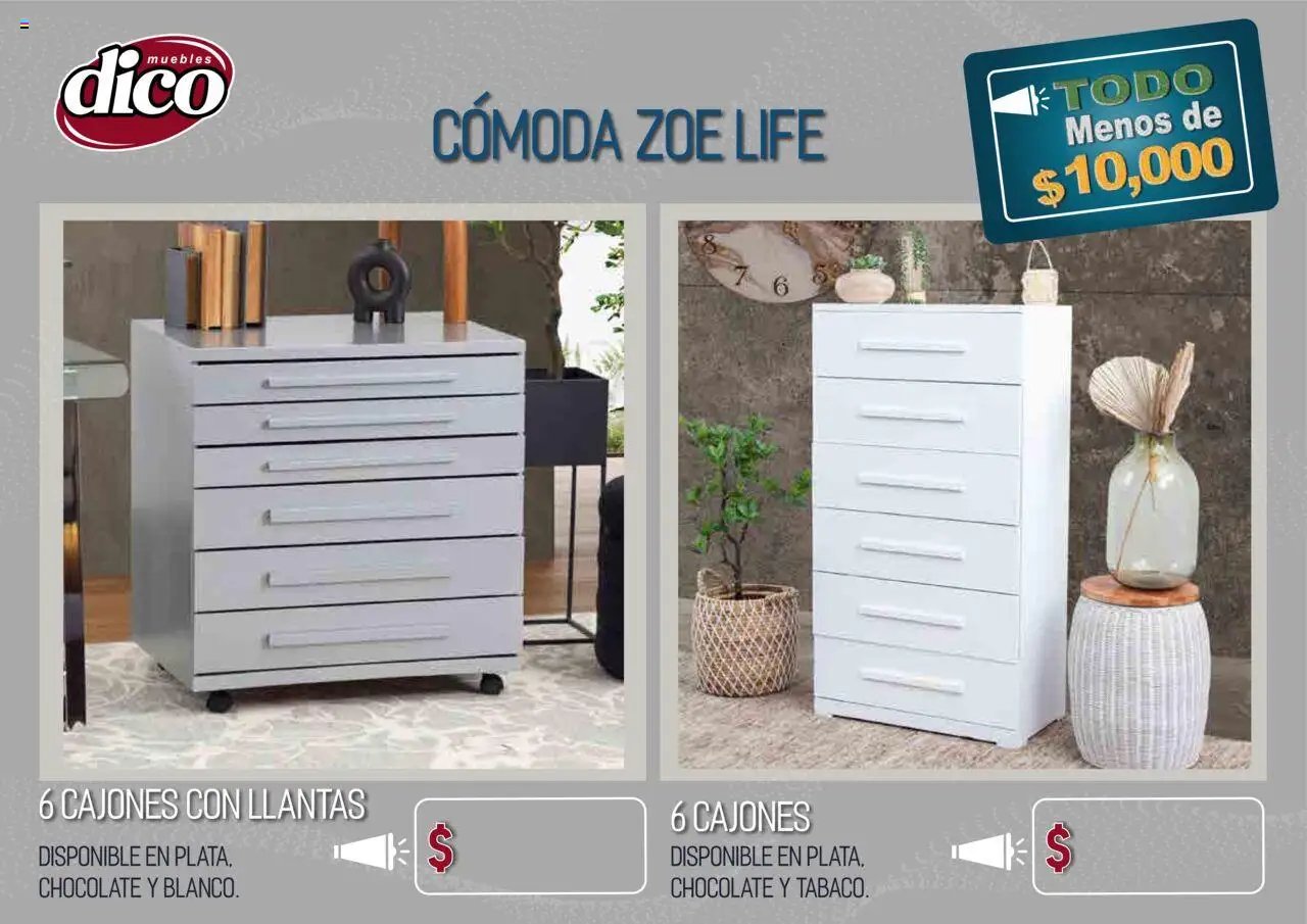 Muebles Dico - Catálogo TODO menos de 10000