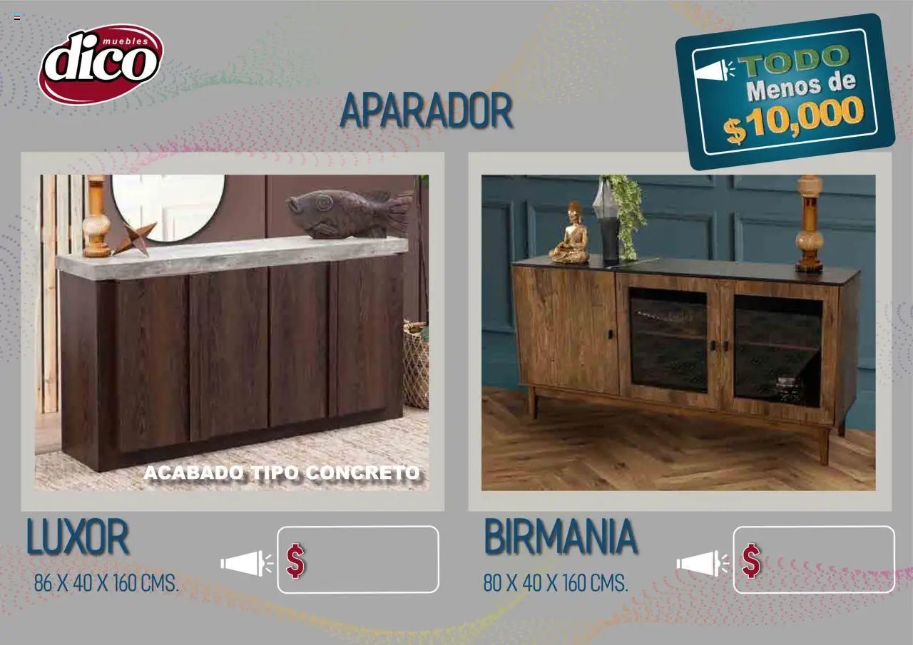 Muebles Dico - Catálogo TODO menos de 10000