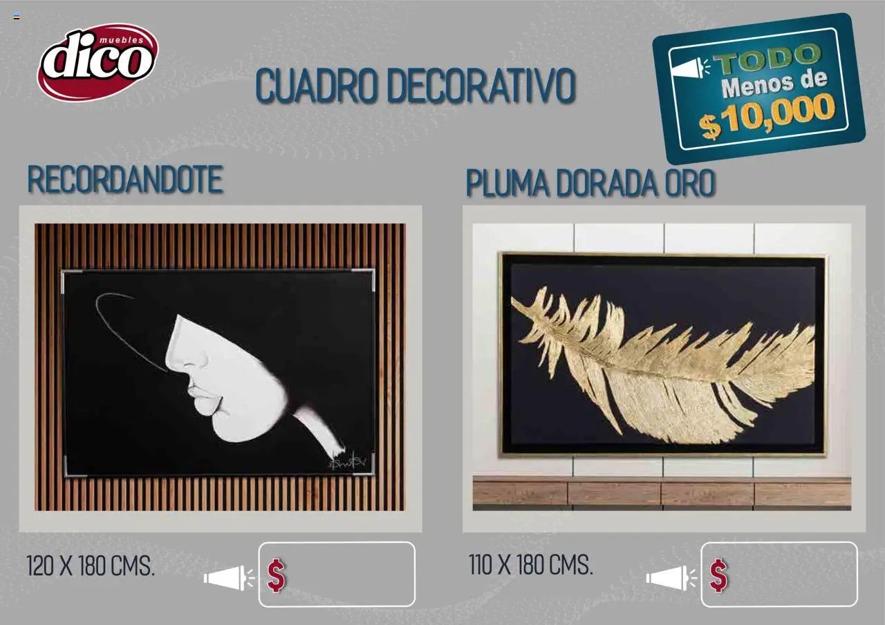 Muebles Dico - Catálogo TODO menos de 10000