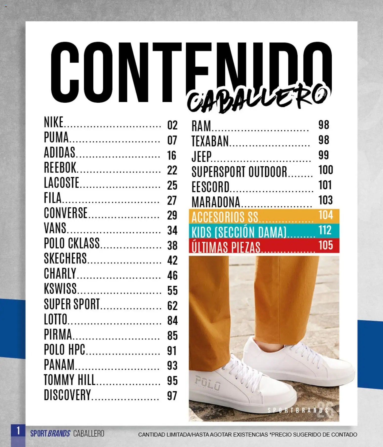 Cklass catálogo Sportbrands Verano Caballero